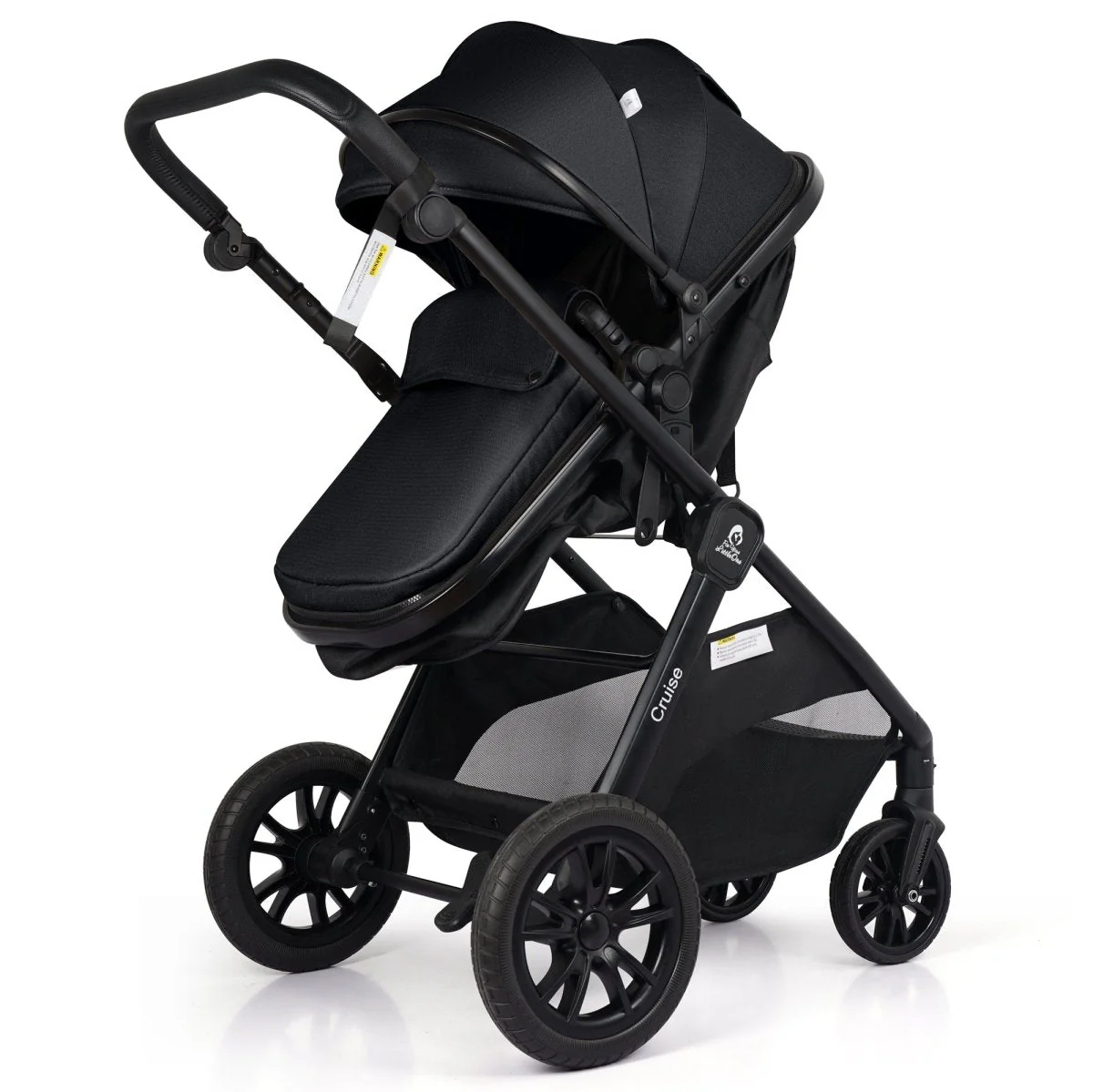 For Your Little One Cruise 3 In 1 Travel System With Car Seat - Eclipse Black (Free Cupholder / Seat Liner Included!) - Image 3