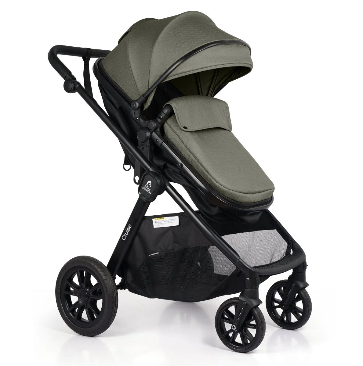 For Your Little One Cruise 3 In 1 Travel System With Car Seat - Pebble Sage (Free Cupholder And Seat Liner Included!) - Image 15