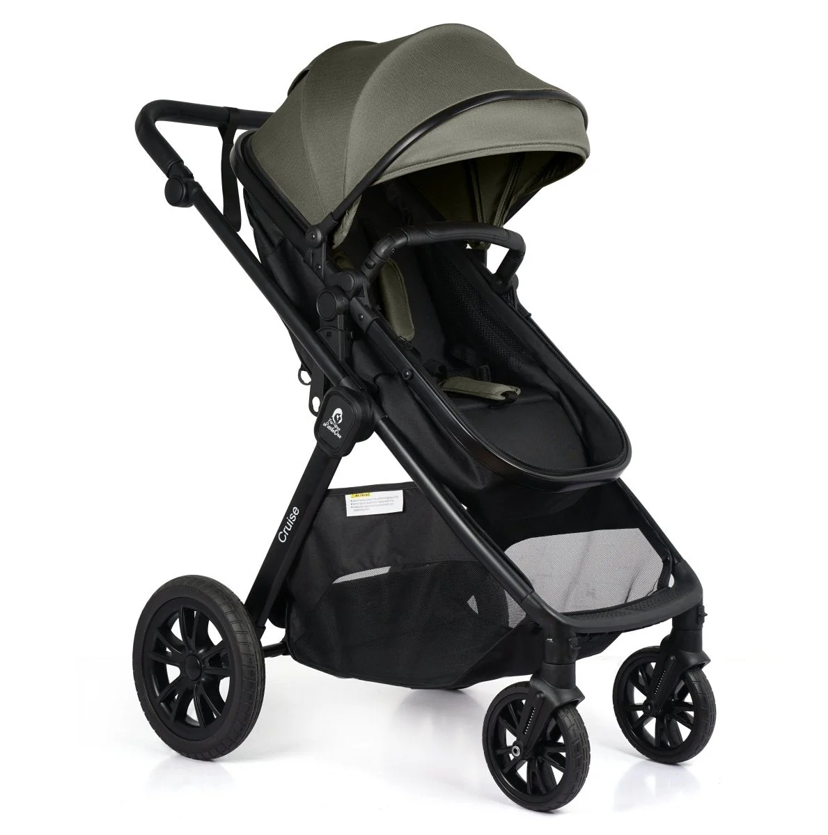 For Your Little One Cruise 3 In 1 Travel System With Car Seat - Pebble Sage (Free Cupholder And Seat Liner Included!) - Image 16