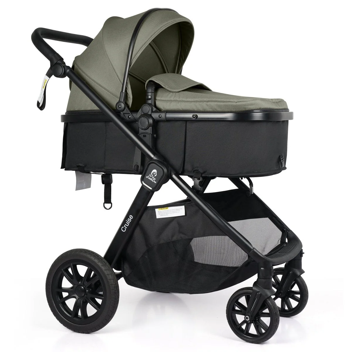 For Your Little One Cruise 3 In 1 Travel System With Car Seat - Pebble Sage (Free Cupholder And Seat Liner Included!) - Image 17