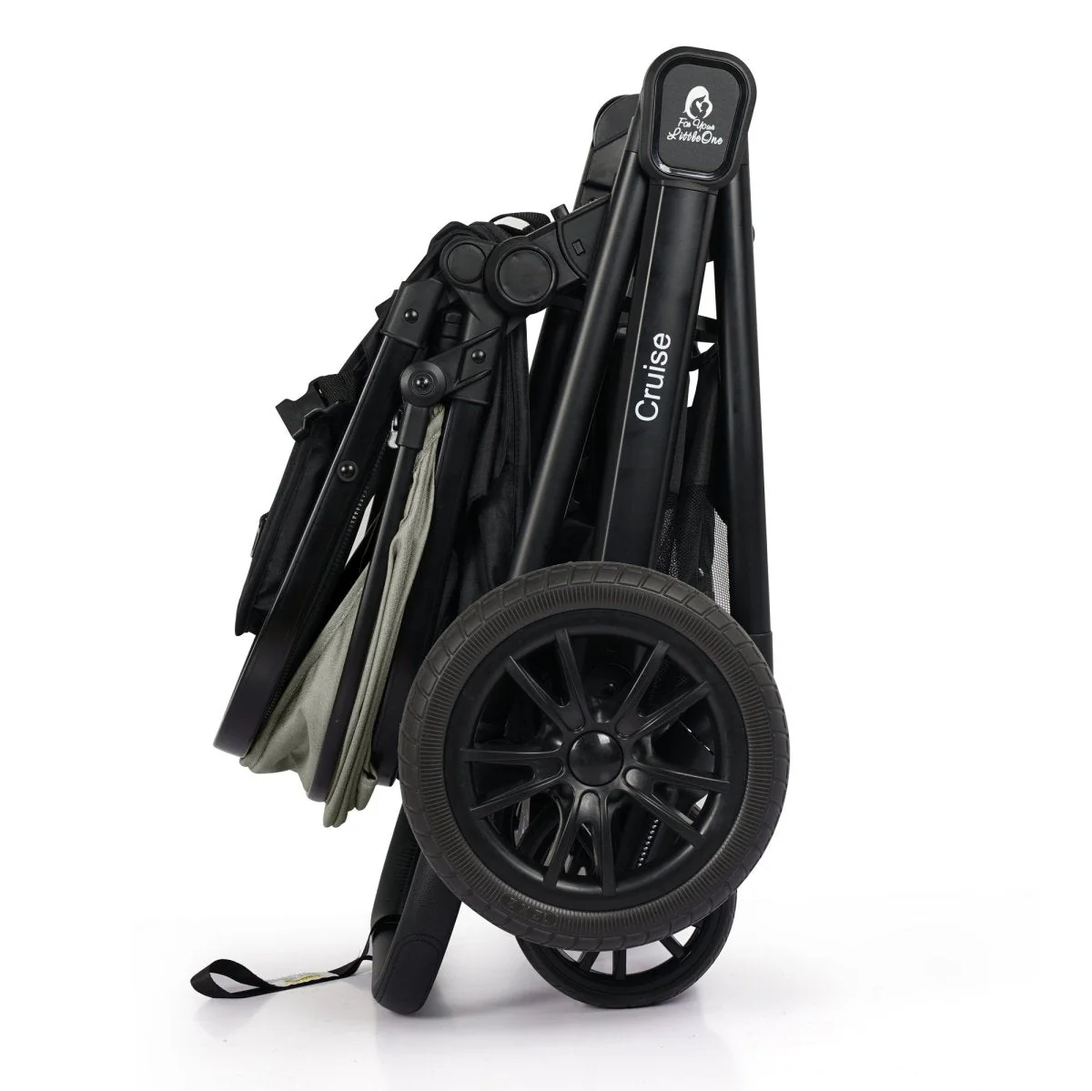 For Your Little One Cruise 3 In 1 Travel System With Car Seat - Pebble Sage (Free Cupholder And Seat Liner Included!) - Image 4