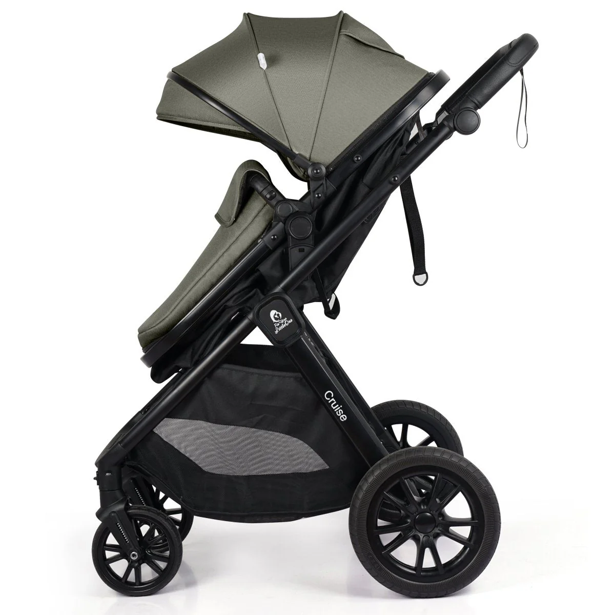 For Your Little One Cruise 3 In 1 Travel System With Car Seat - Pebble Sage (Free Cupholder And Seat Liner Included!) - Image 9
