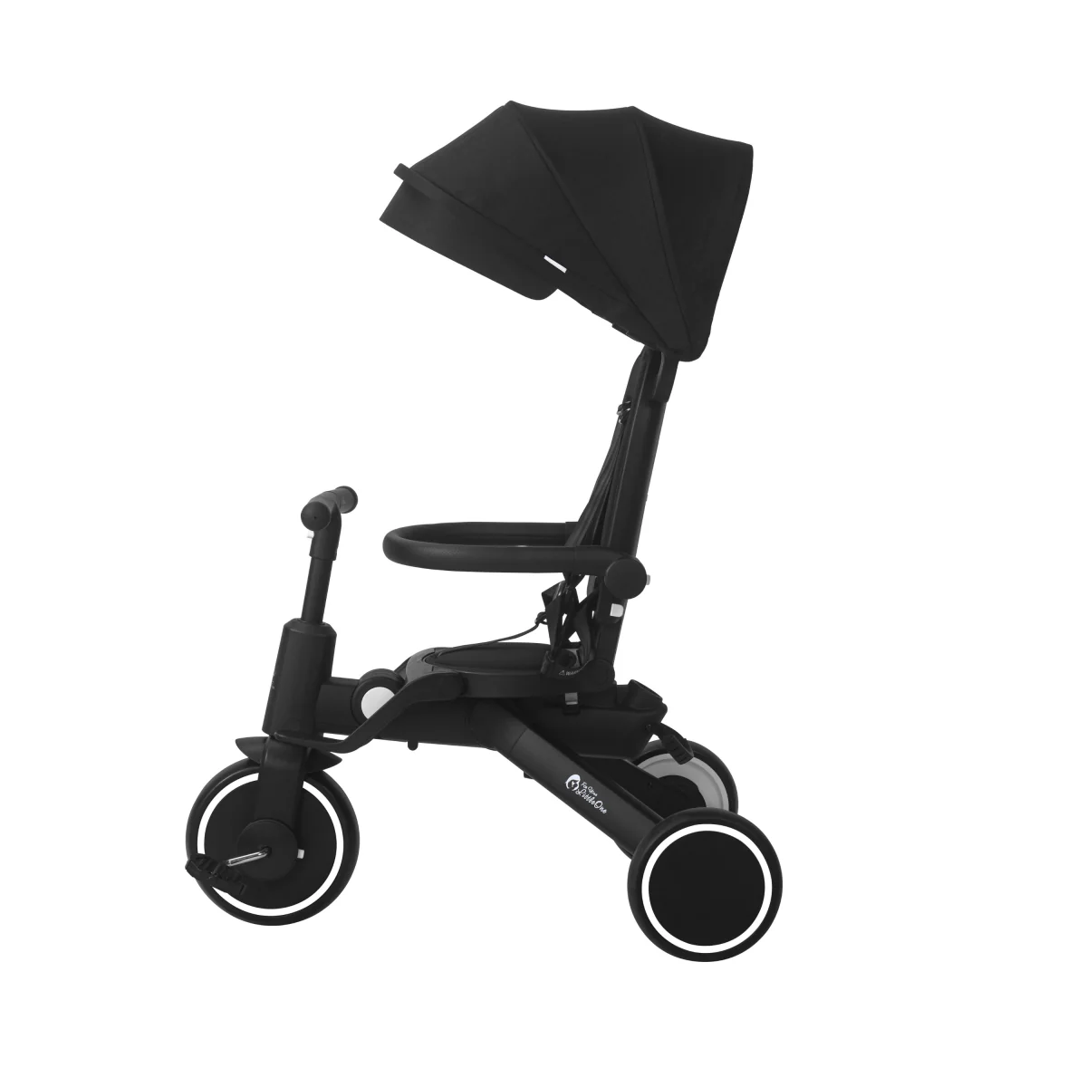 Foryourlittleone Xplor 6 in 1 Foldable Trike - Jet Black (10m-4y) - Image 13