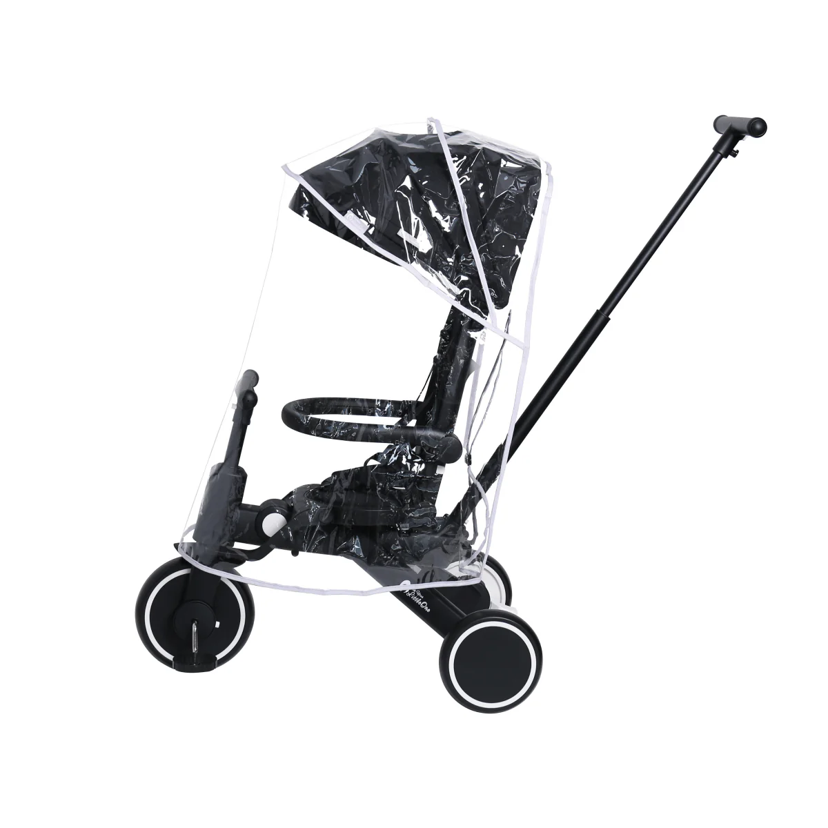 Foryourlittleone Xplor Plus 6 in 1 Foldable Trike - Jet Black (10m-4y) - Image 17