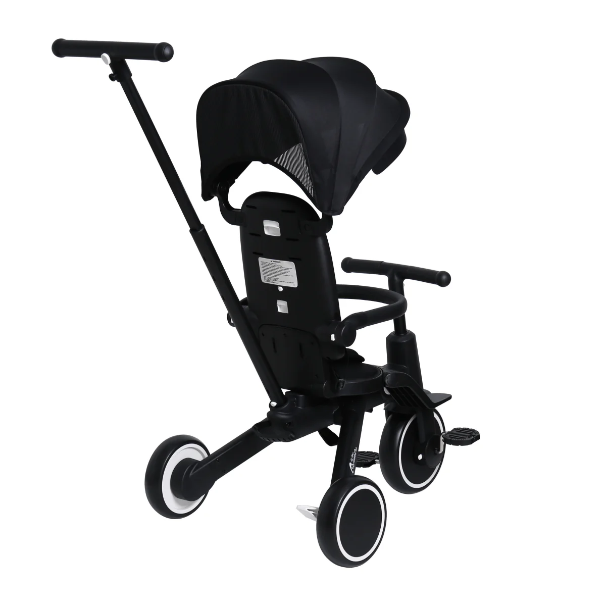 Foryourlittleone Xplor Plus 6 in 1 Foldable Trike - Jet Black (10m-4y) - Image 20