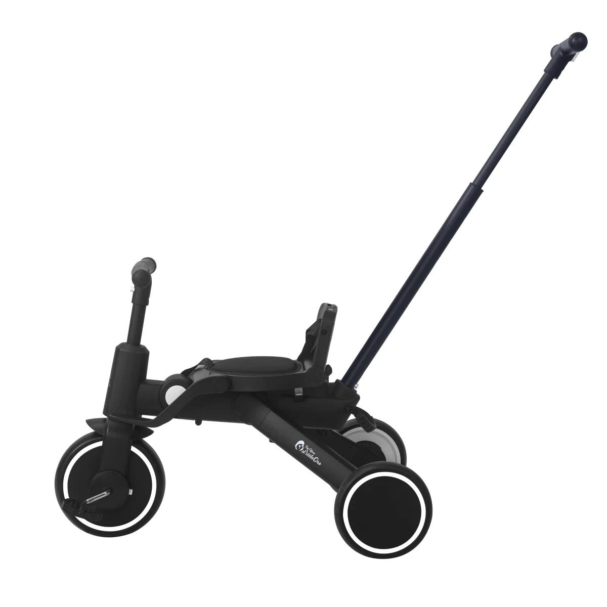 Foryourlittleone Xplor Plus 6 in 1 Foldable Trike - Jet Black (10m-4y) - Image 27
