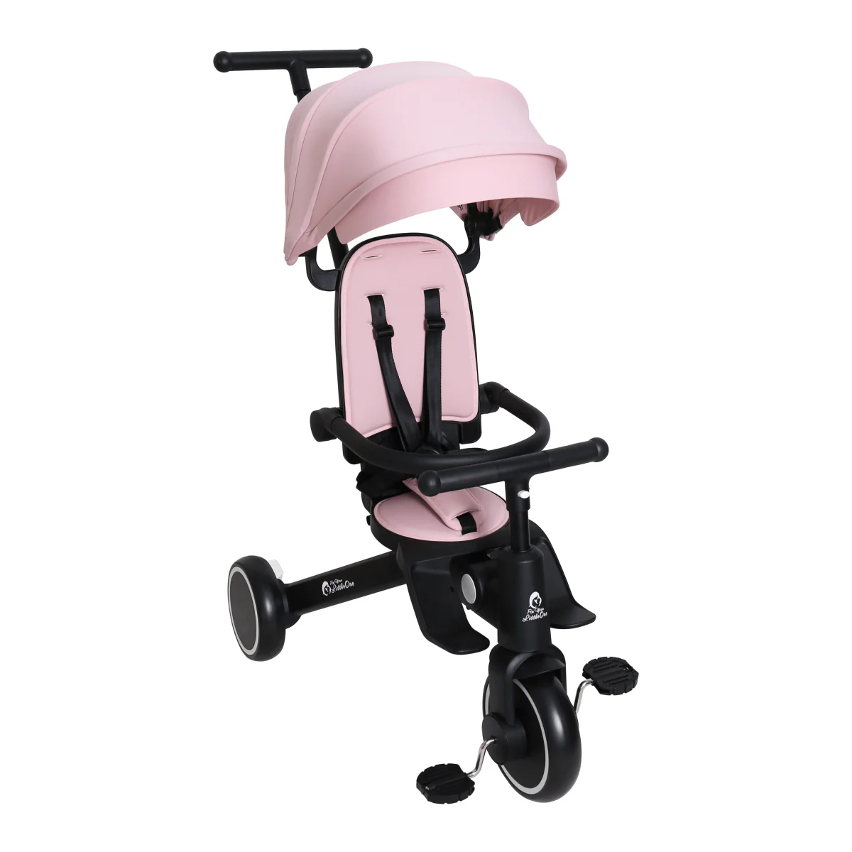 Foryourlittleone Xplor Plus 6 in 1 Foldable Trike - Pastel Pink (10m-4y) - Image 20