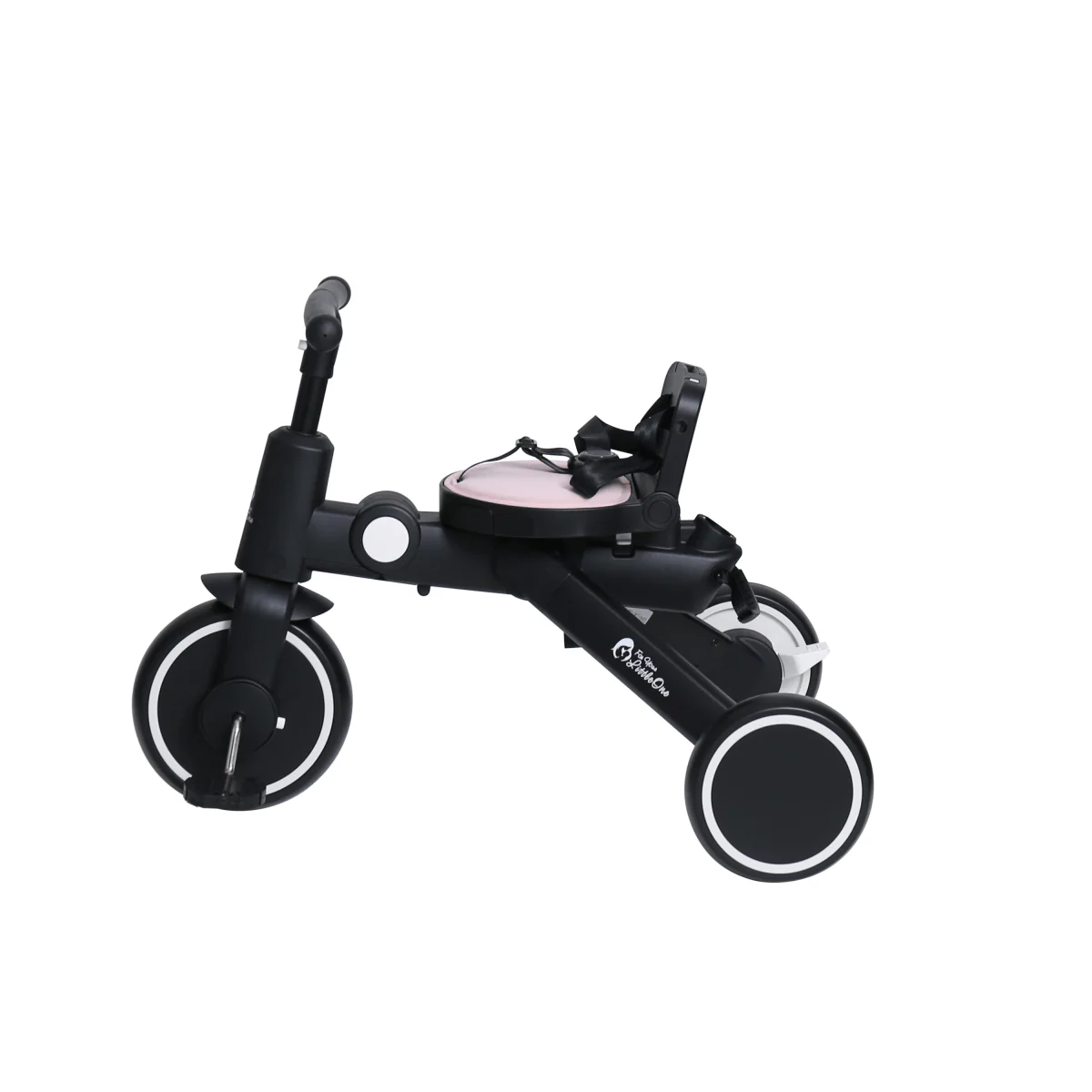 Foryourlittleone Xplor Ultimate 6 in 1 Foldable Trike - Pastel Pink (10m-4y) - Image 26