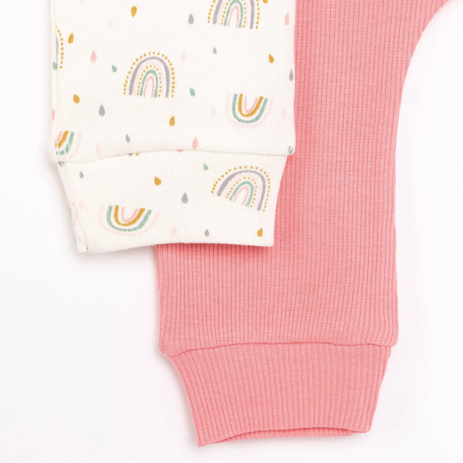 HelloBaby Baby Girl 2pcs Leggings - Light Pink - Image 4