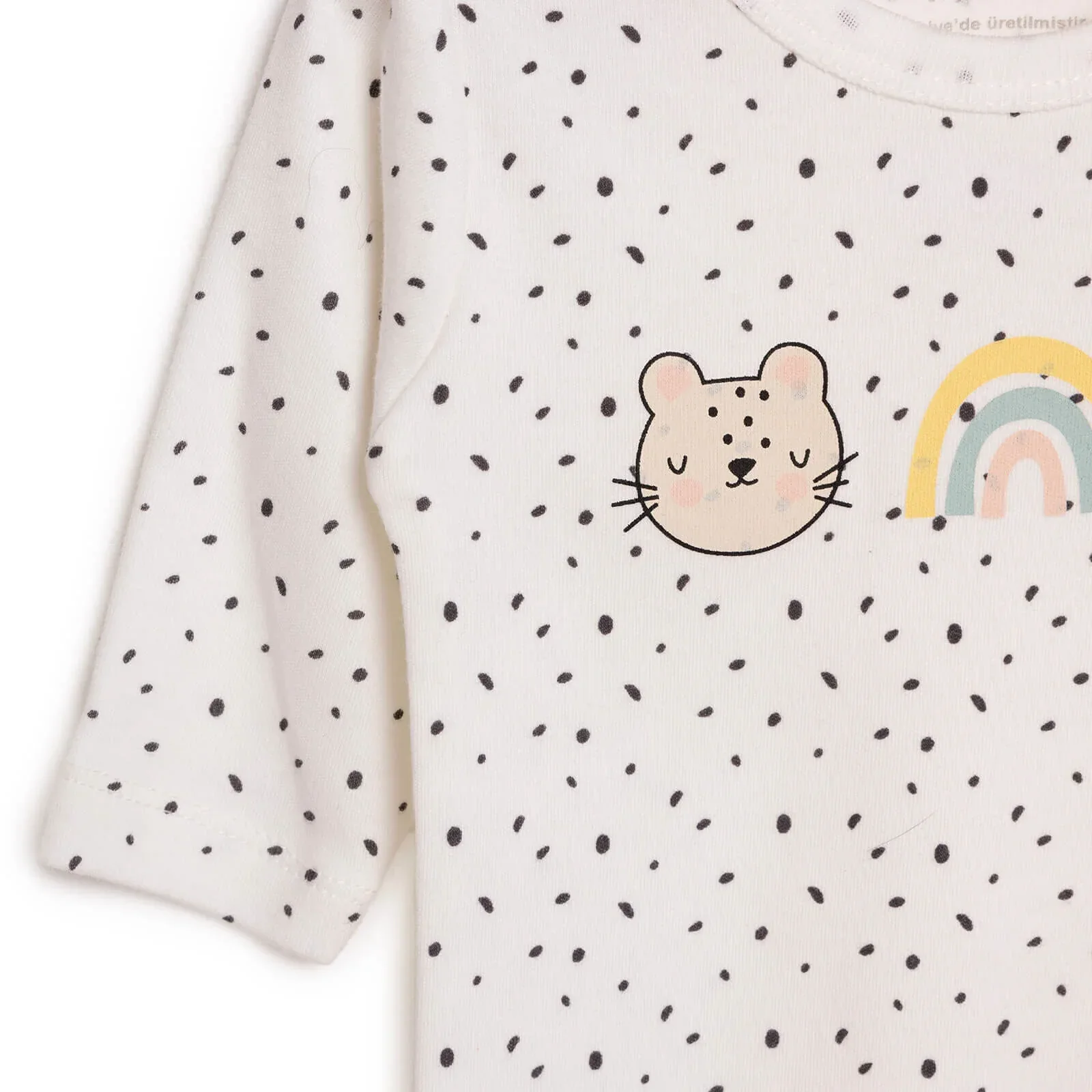 HelloBaby Baby Girl Long Sleeve Body - Ecru - Image 6