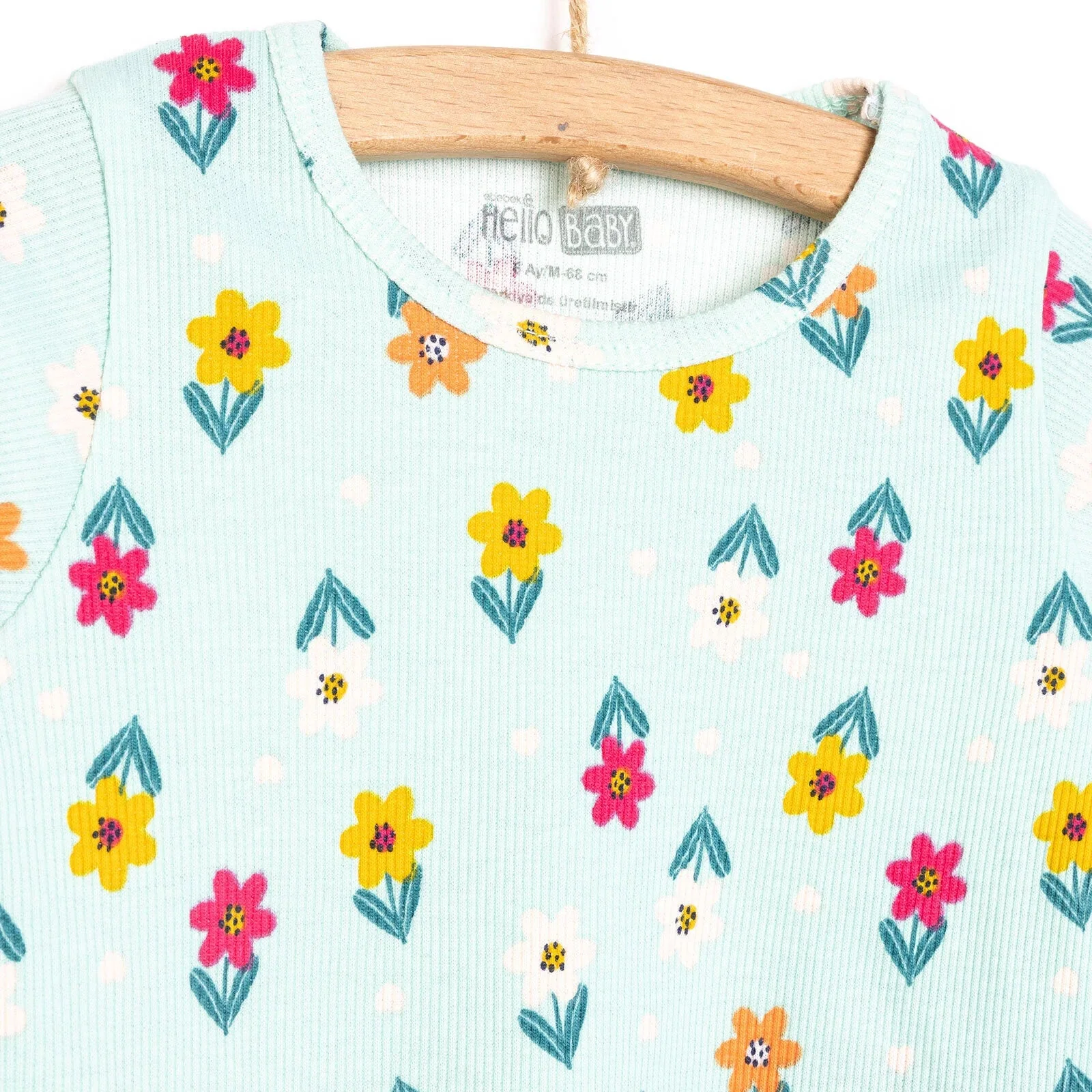 HelloBaby  Baby Girl Long Sleeve Pyjamas Set - Multicolour - Image 3