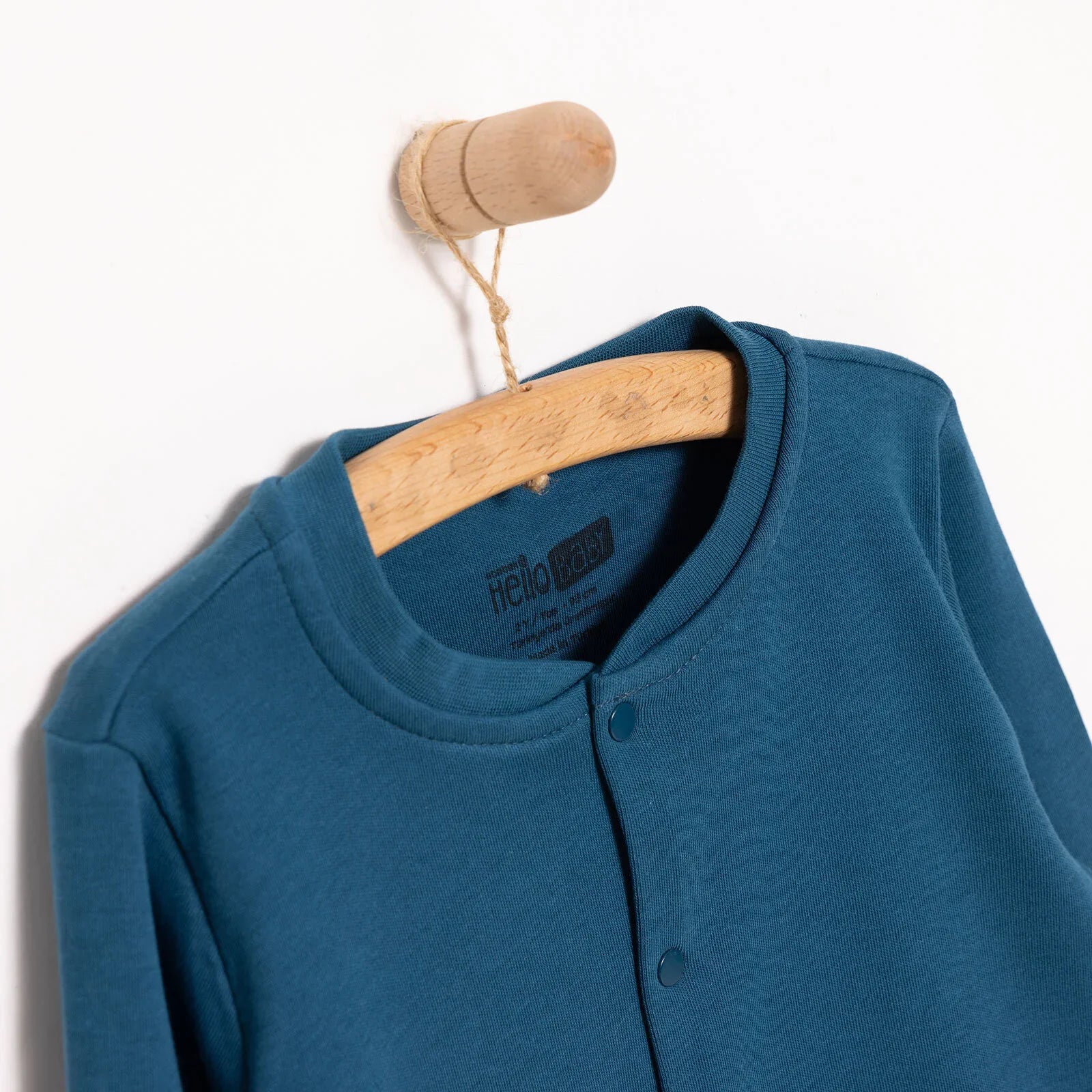 HelloBaby Basic Boy Cardigan - Dark Blue - Image 3
