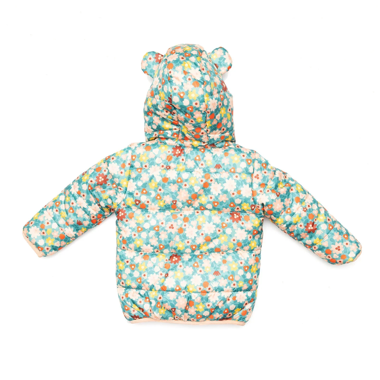 HelloBaby Basic Flower Printed Eared Coa - Printed - Image 3