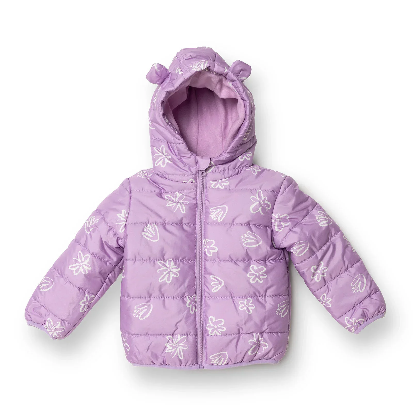 HelloBaby Floral Printed Girl Coat - Printed