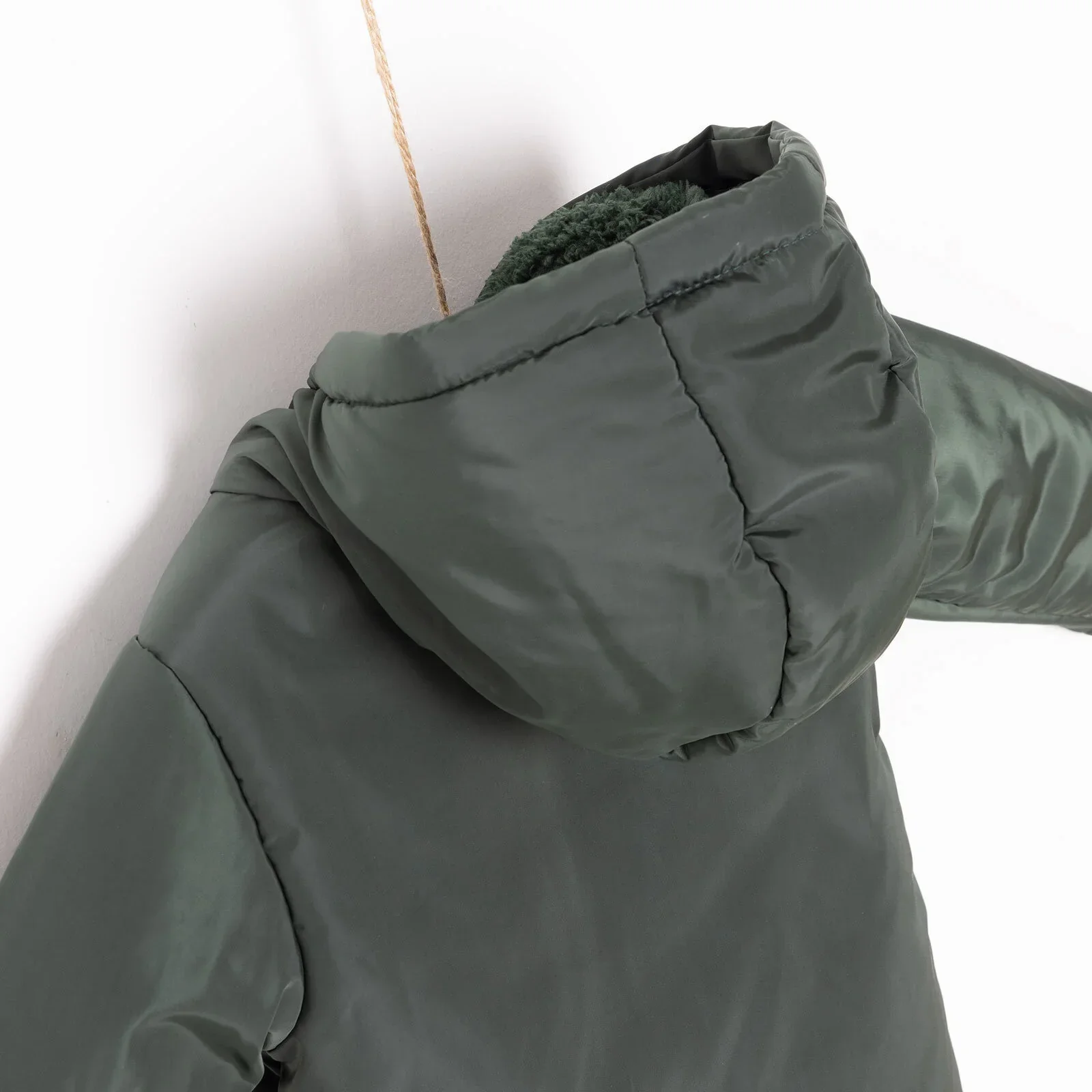 HelloBaby Hooded Coat - Green - Image 8