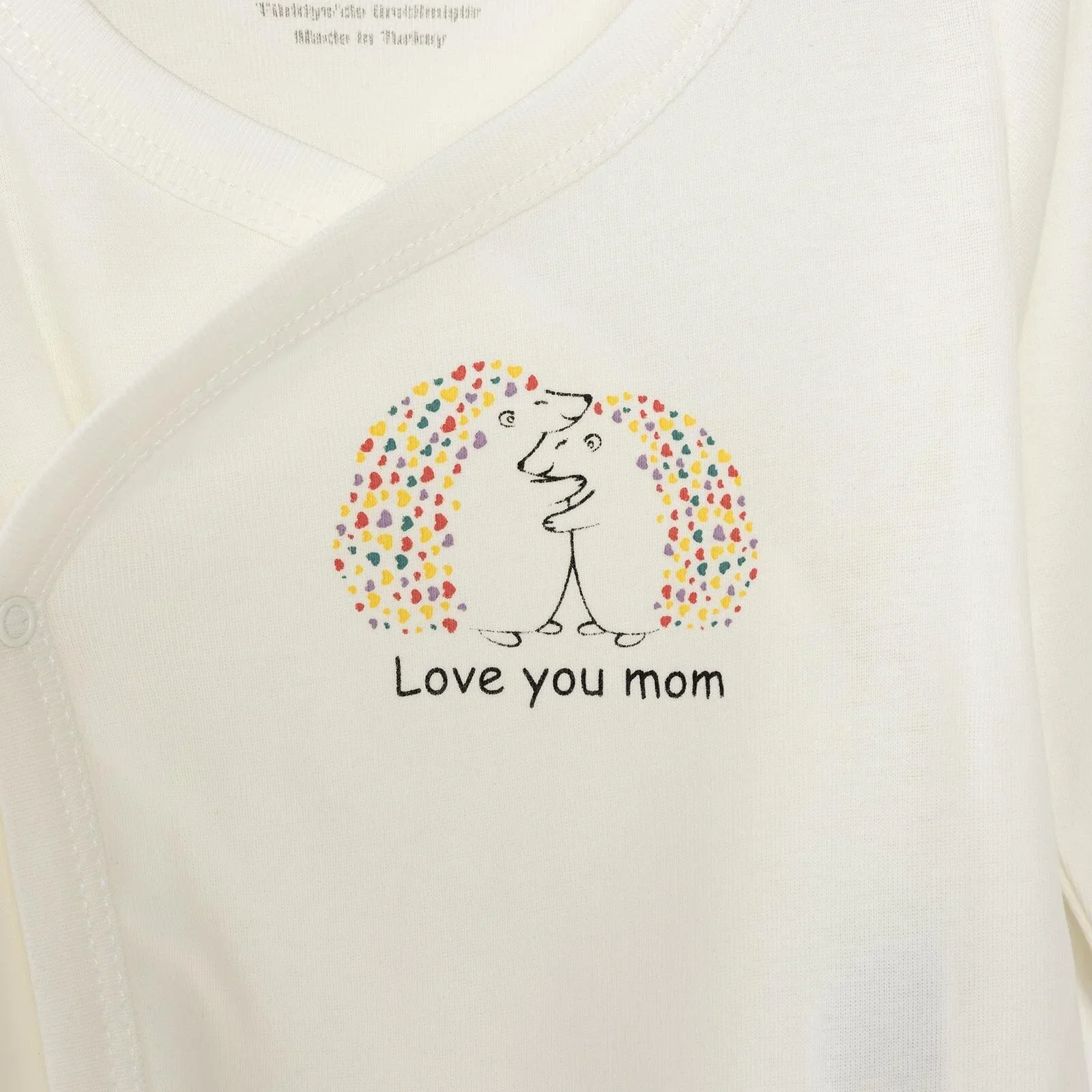 HelloBaby Long Sleeve Bodysuit - Ecru - Image 4