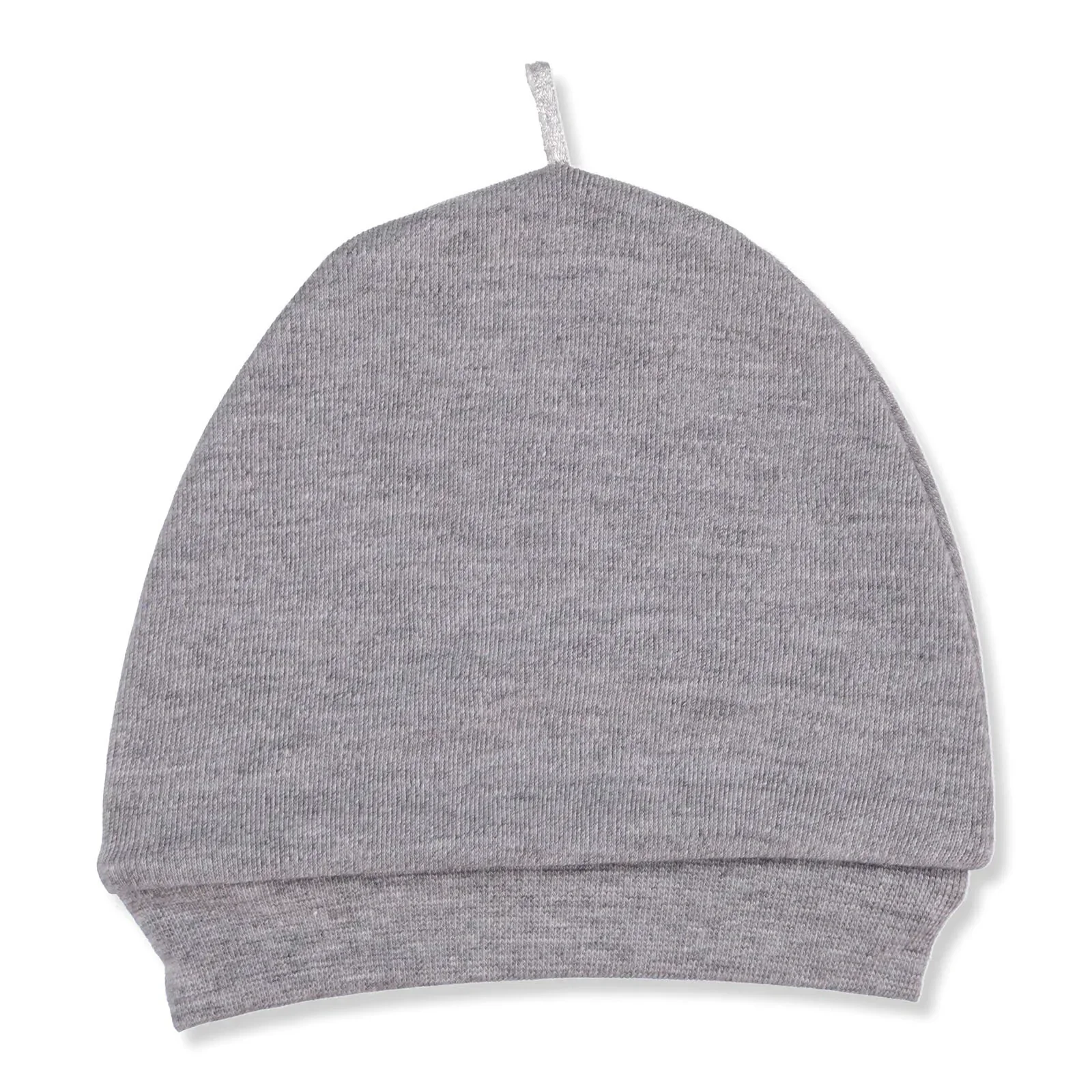HelloBaby Newborn Basic Hat - Grey Melange