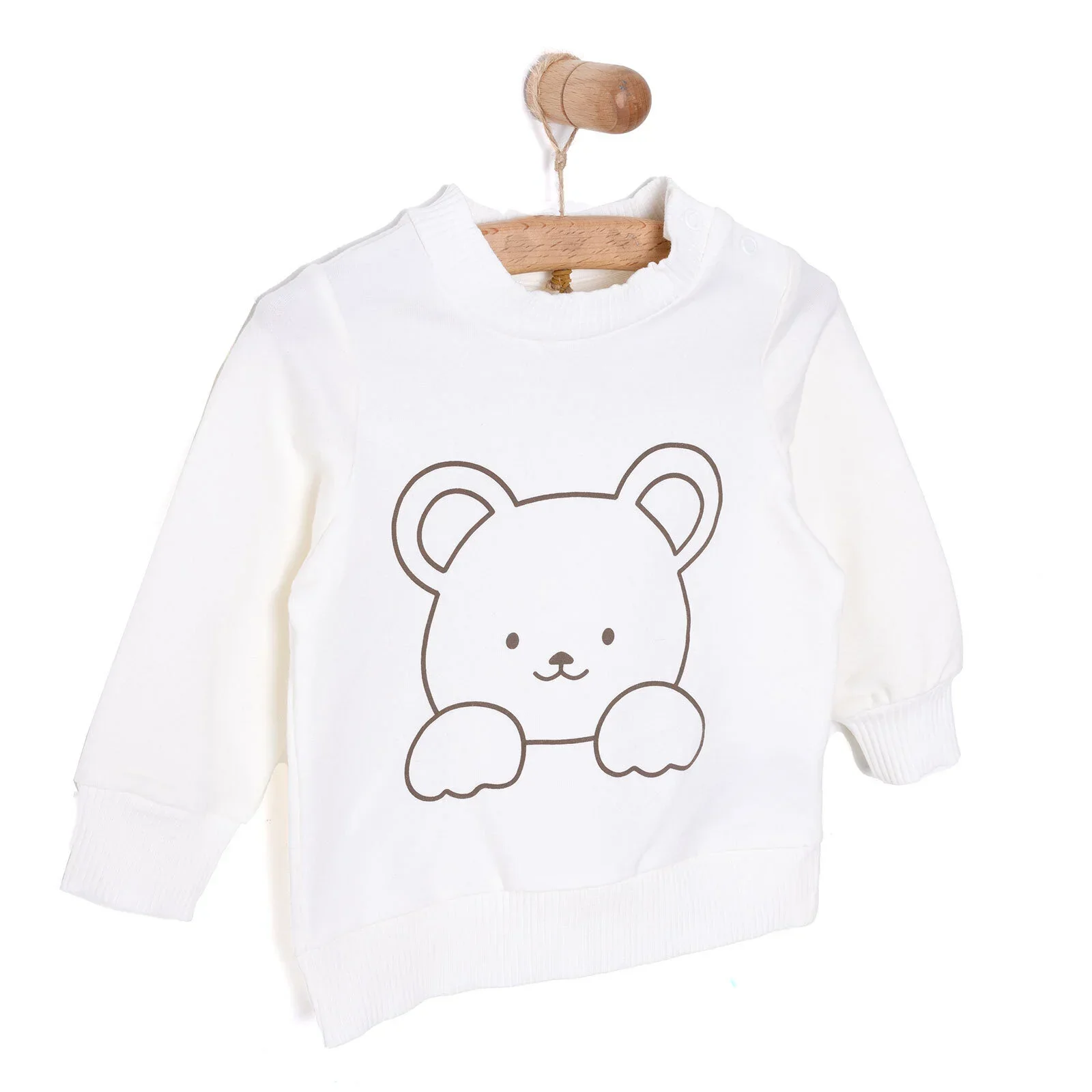 HelloBaby Newborn Girl Cat Printed Sweatshirt - Image 7