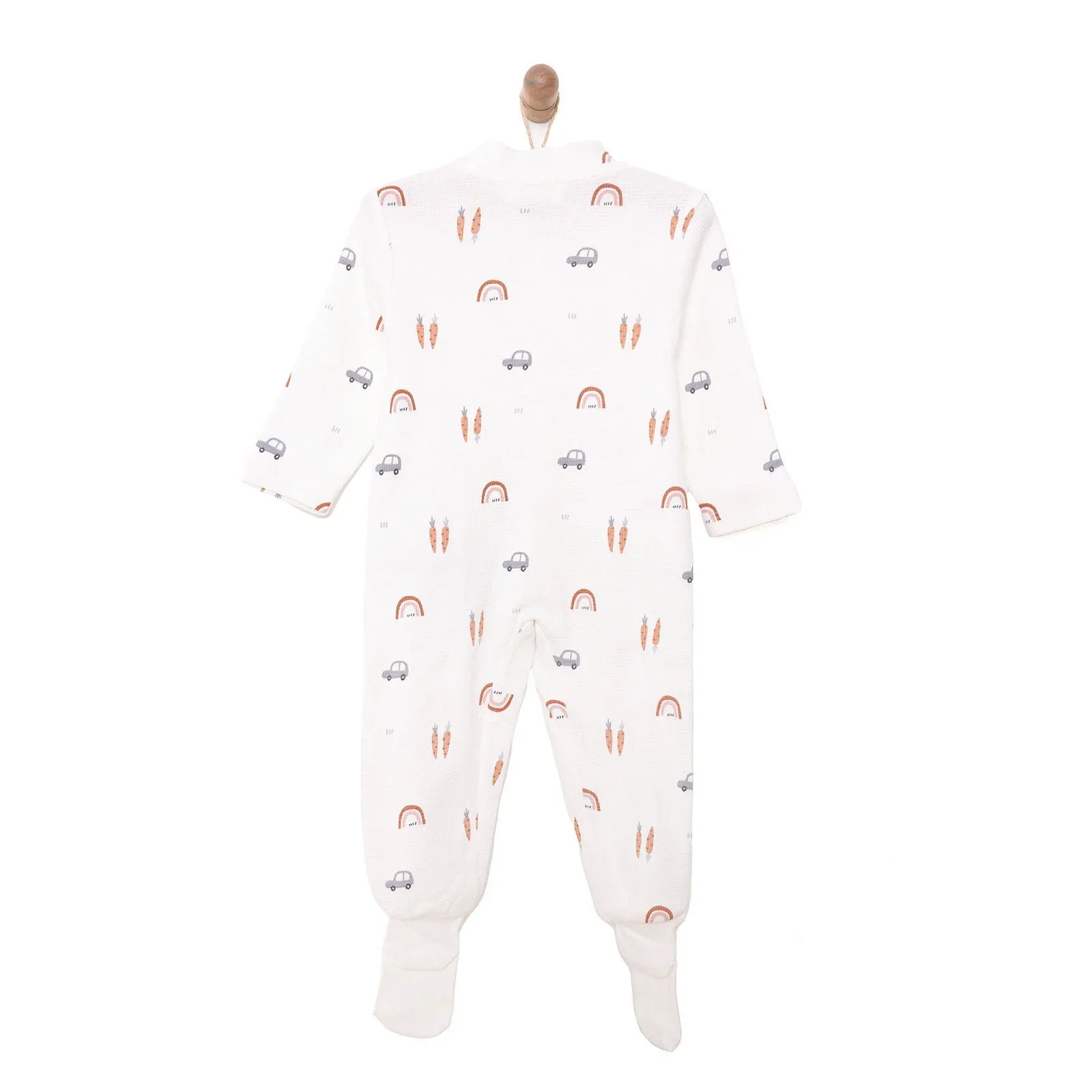 HelloBaby Newborn Jumpsuit - Beige - Image 2
