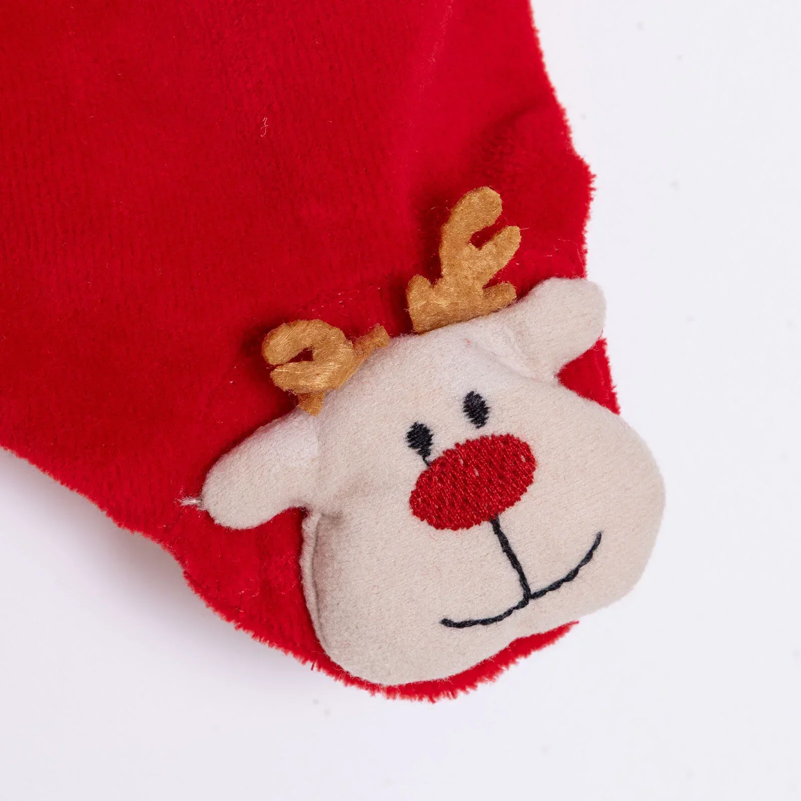 HelloBaby Newborn Velvet Footed Bottom - Red - Image 6