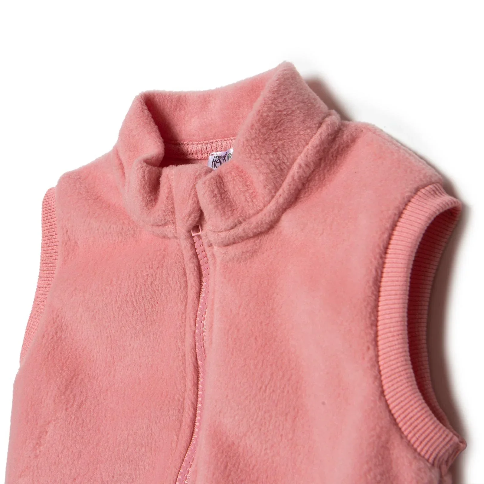 HelloBaby Polar Vest - Light Rose - Image 4