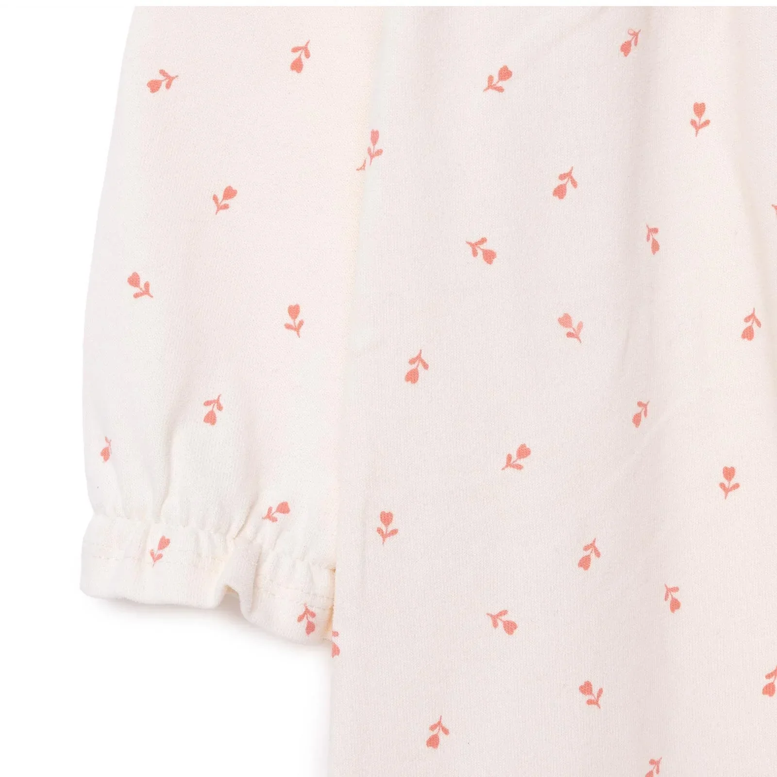 HelloBaby Winter Cherry Dress - Ecru Printed - Image 4