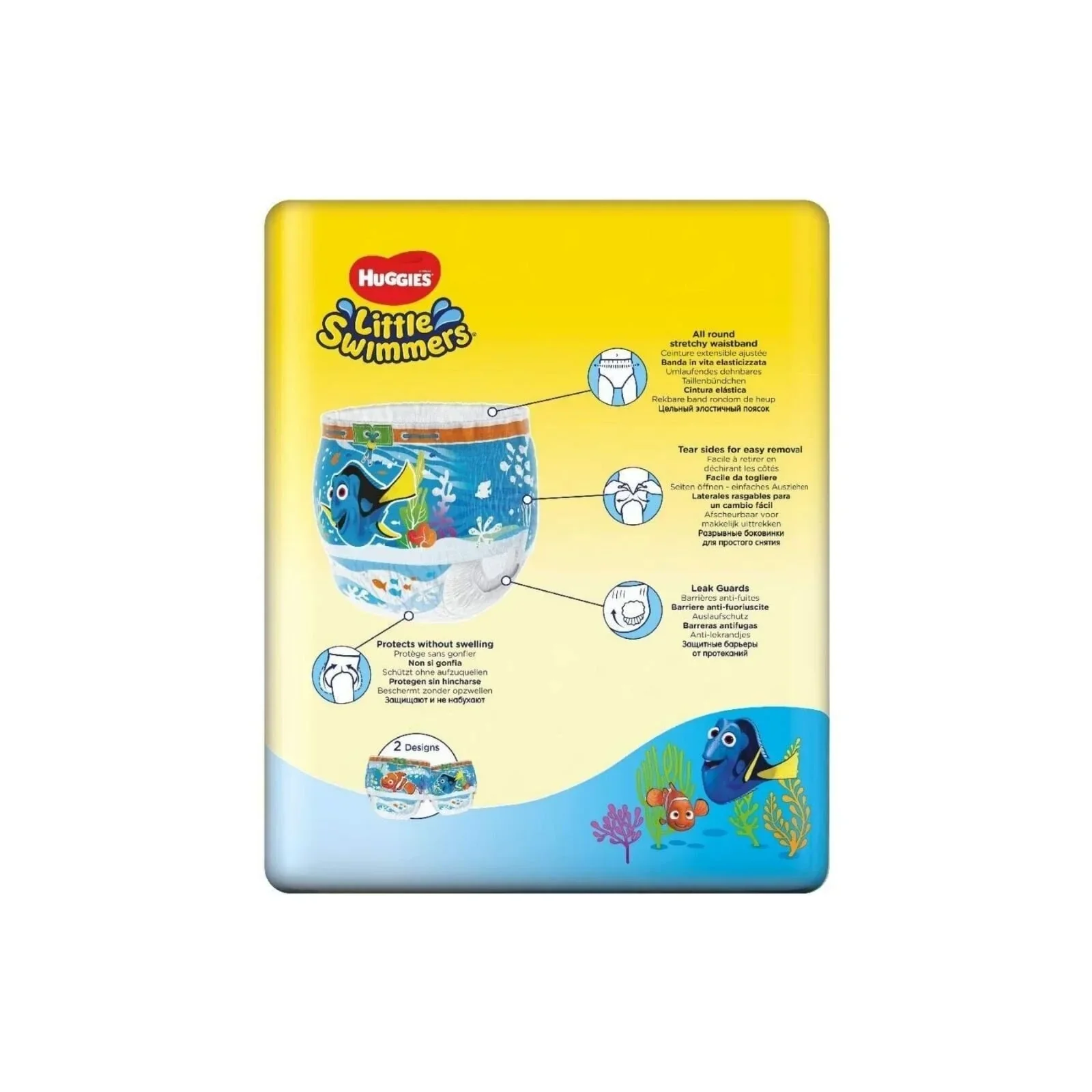 Huggies Little Swimmers Baby Size 5-6 Swim Pants - 11 nappies - Image 3