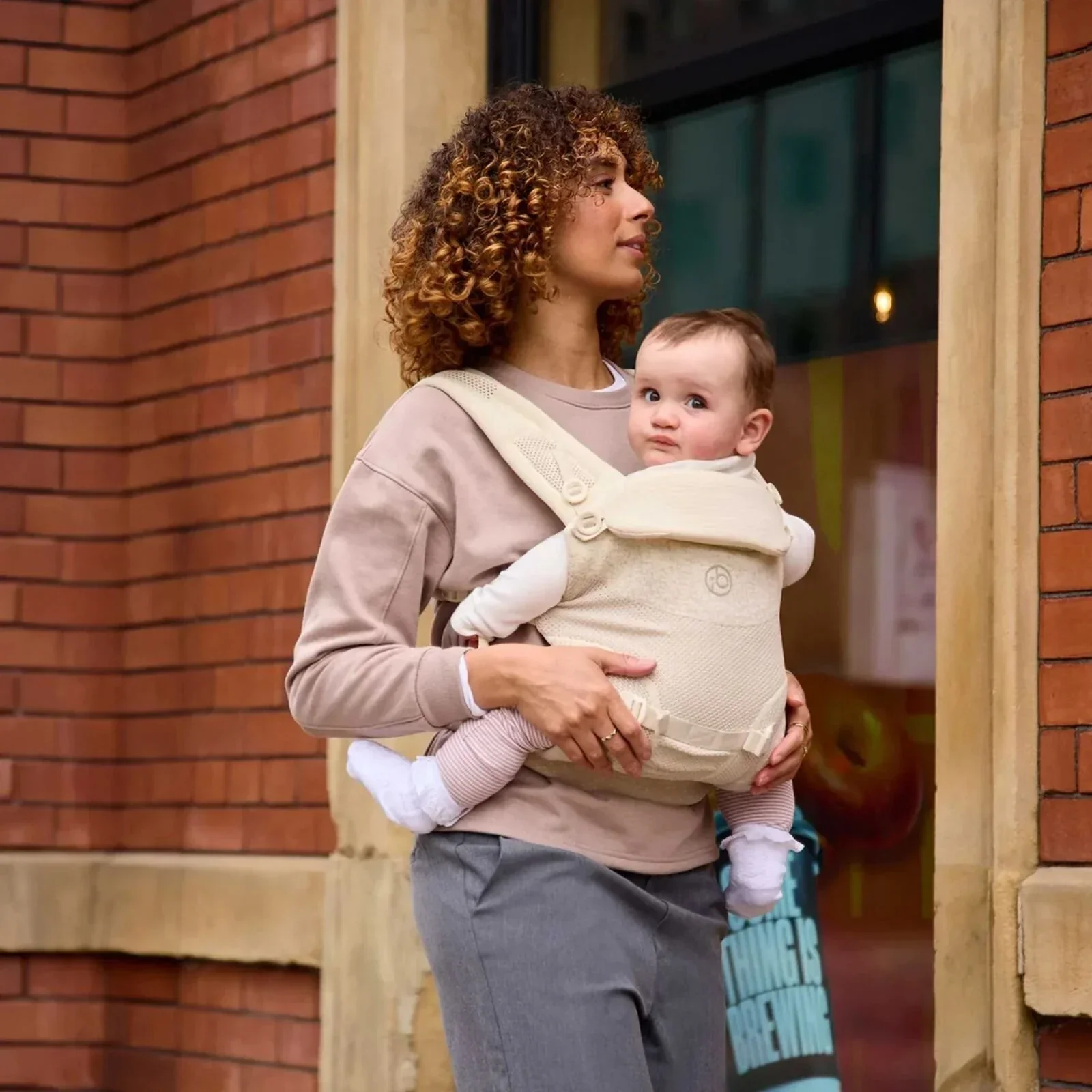Ickle Bubba Seren 3-in-1 Baby Carrier - Stone - Image 10