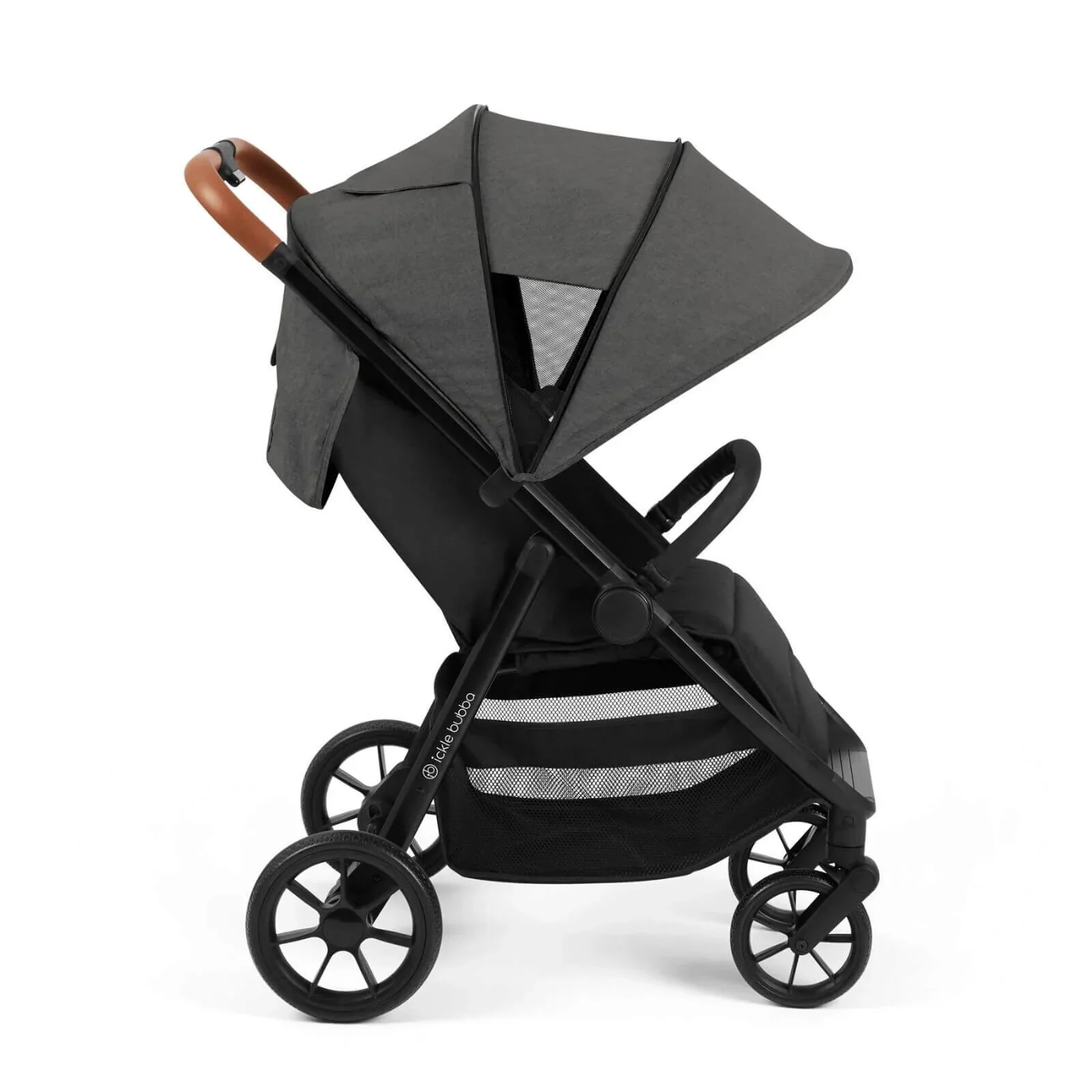 Ickle Bubba Stomp Stride Max Stroller - Charcoal Grey - Image 4