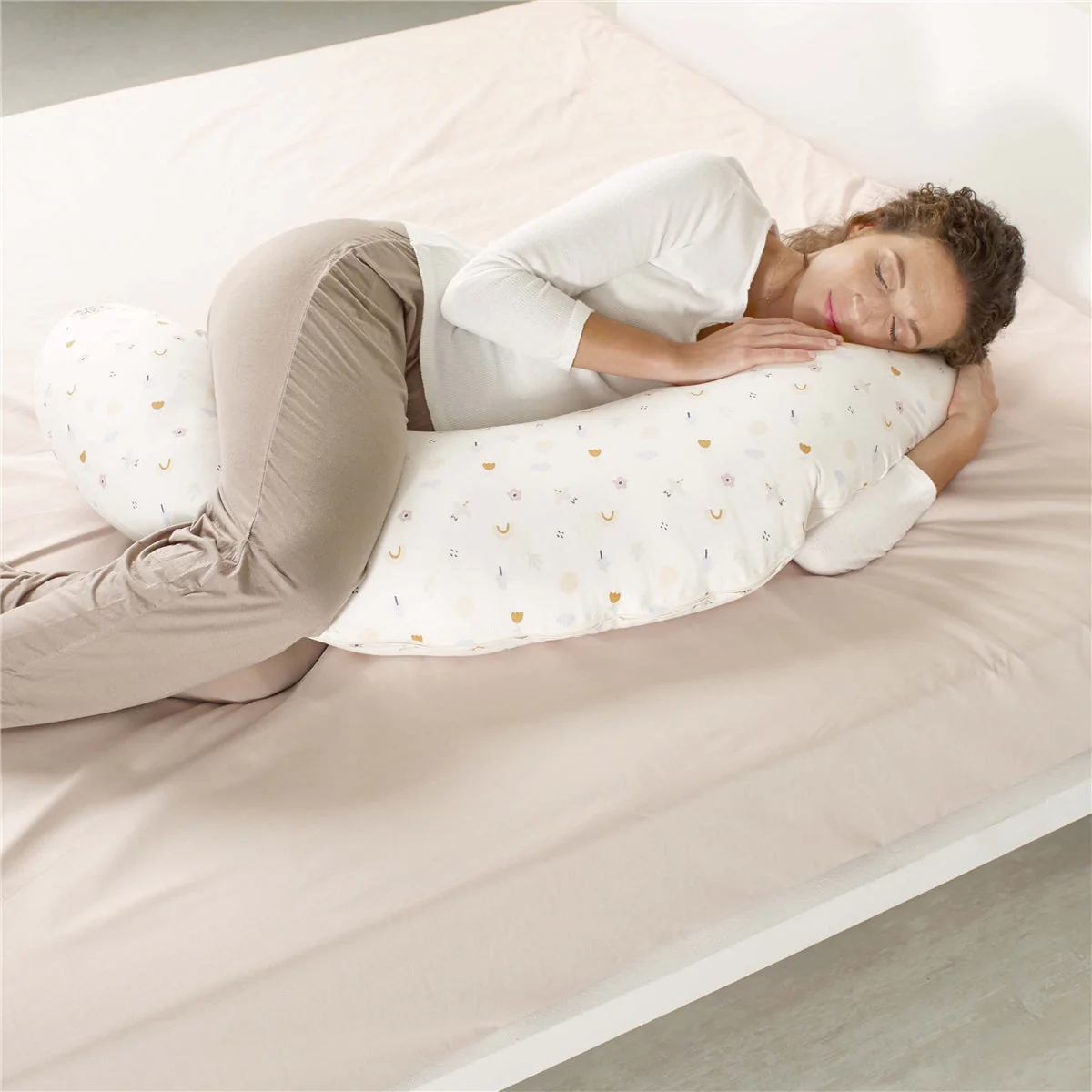 Jane 4in1 Mother Cushion & Baby Hammock, Botanic - Image 4