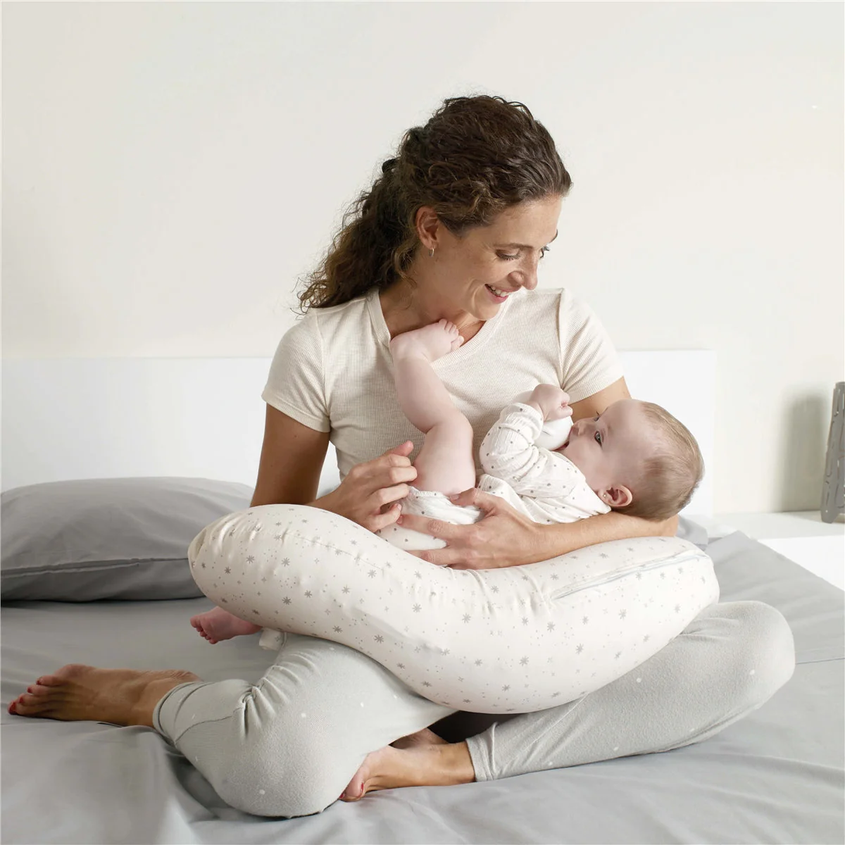 Jane 4in1 Mother Cushion & Baby Hammock, Botanic - Image 8