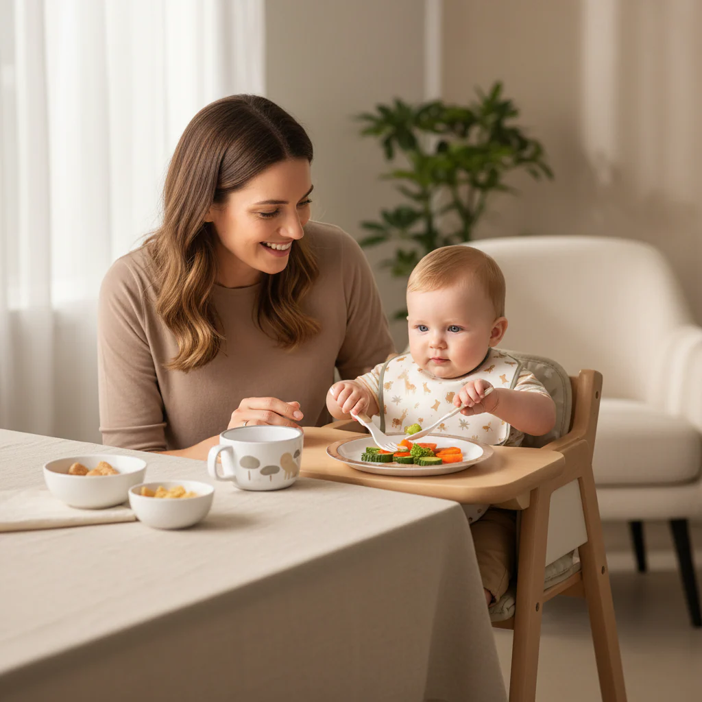 Jane 5-Piece Melamine Baby Crockery Set, Wild Animal - Image 2