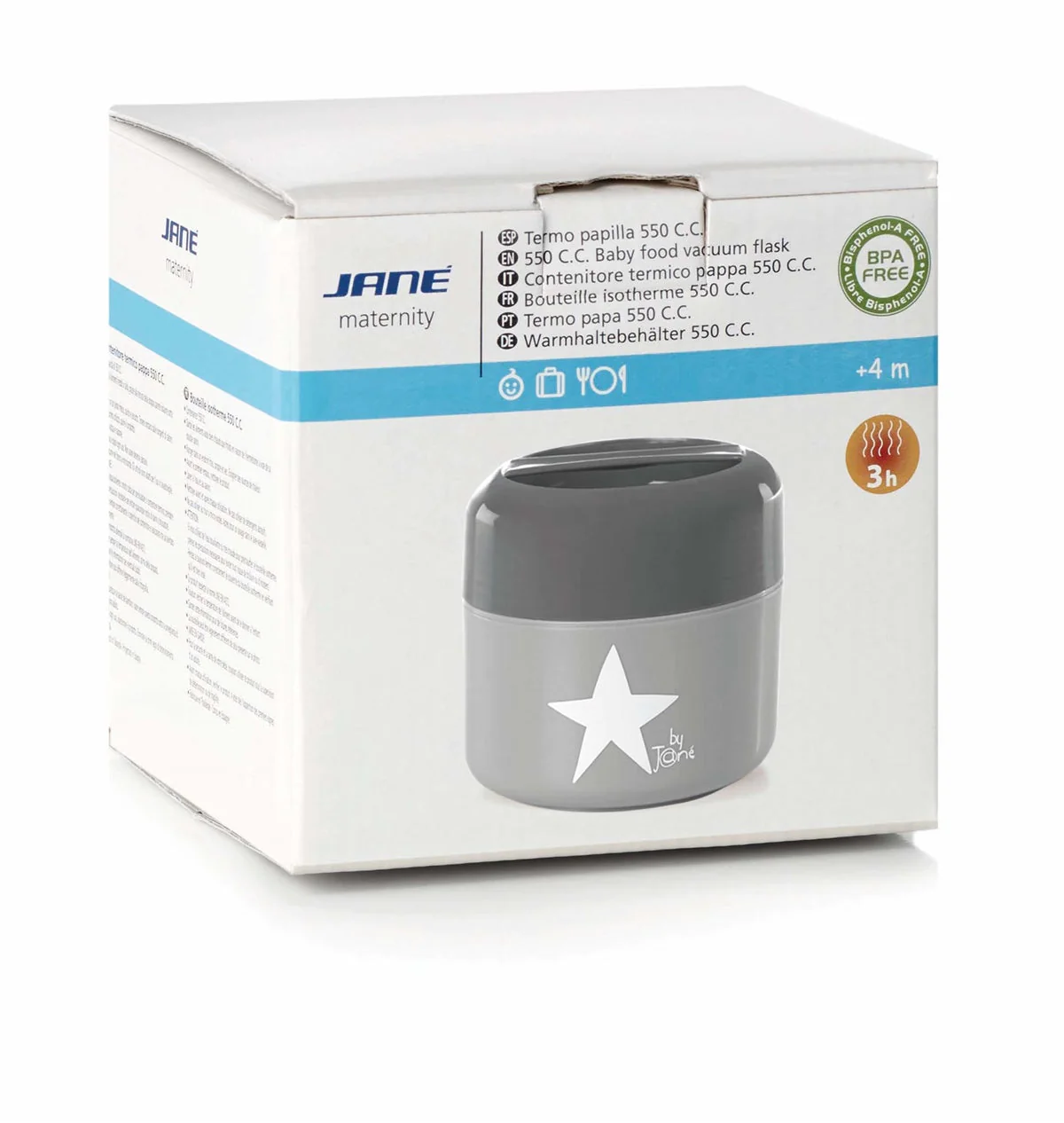 Baby Food Plastic Thermal Food Container with screw-on airtight lid - Vacuum Flask (550ml) - Image 7