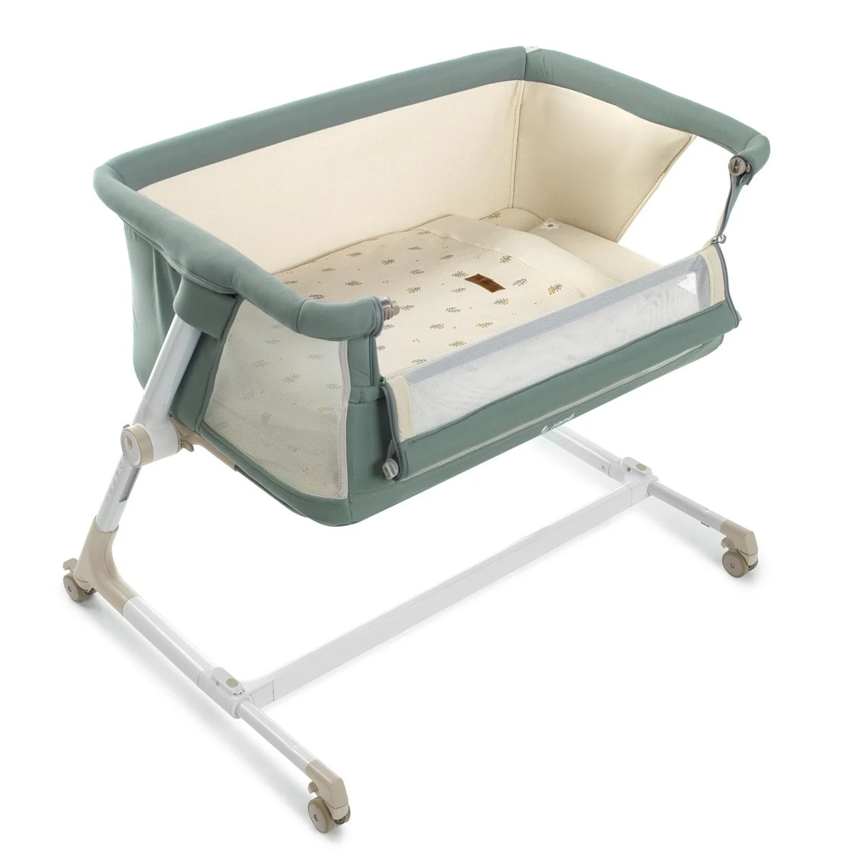 Jane Baby Side Crib + 4 Piece Bedding Set & Safety Mattress, Star 2026 - Image 8