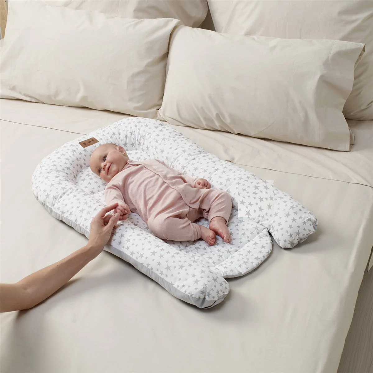 Jane Growing Cute Baby Nest Cushion, Tropic - Image 3