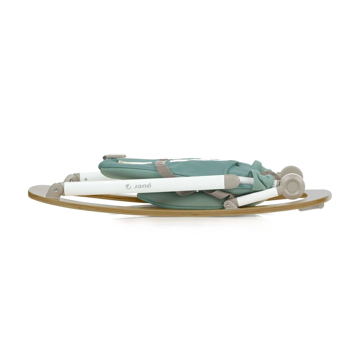 Jane Kalm Wooden Hammock – Natural Birch Rocker with Soft Padded Insert, Botanic - Image 3