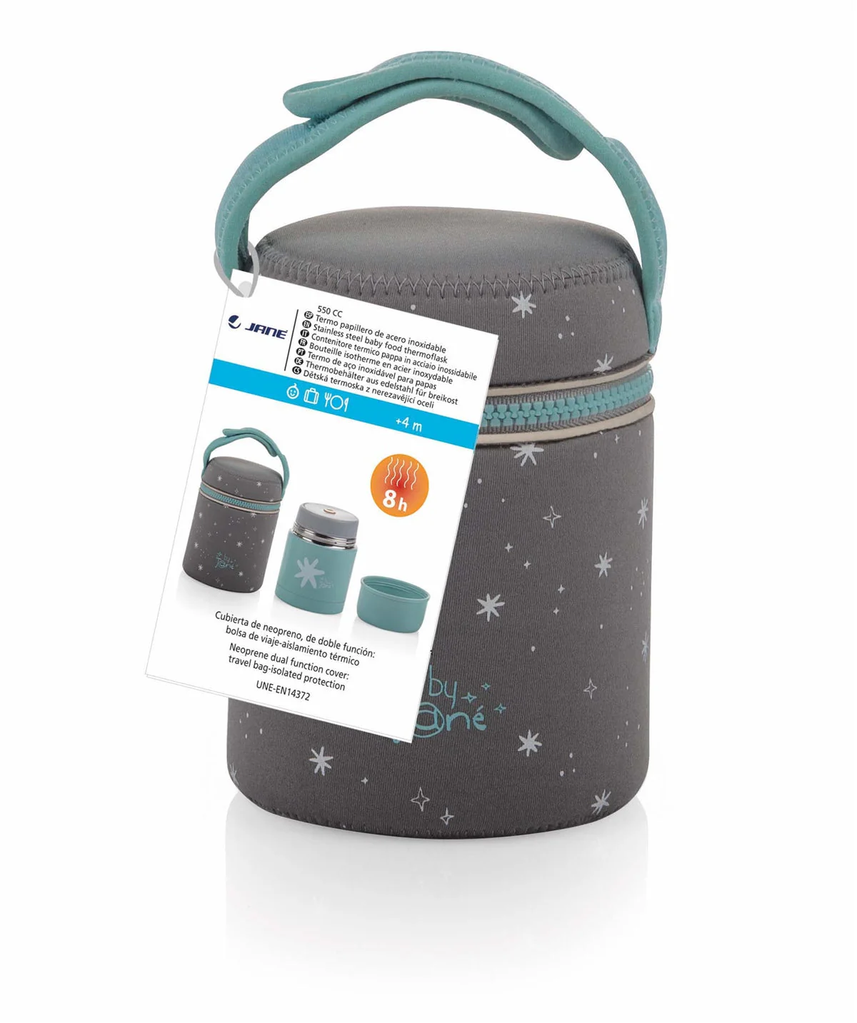 Jane Stainless Steel Thermal Baby Food Flask with Bowl & Carry Bag – 500cc - Image 5