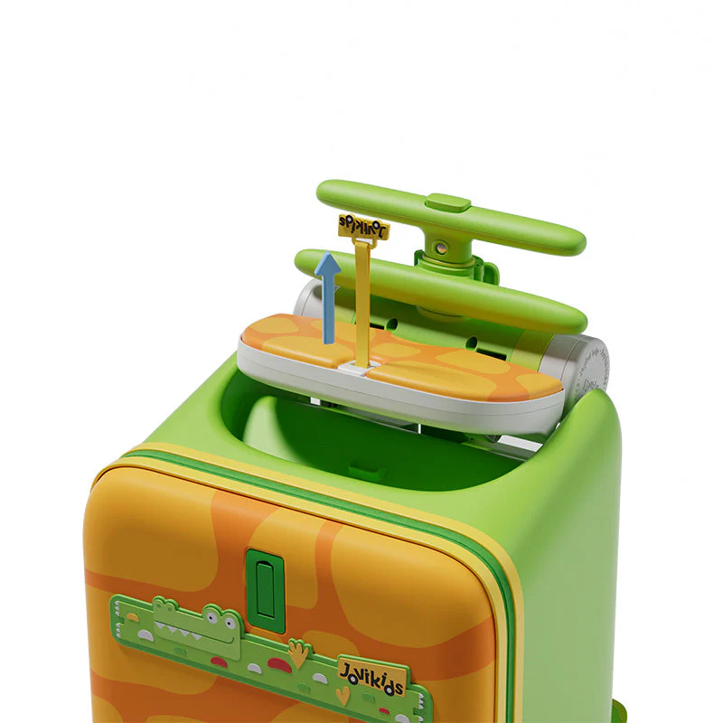 Jovikids 3 in 1 Children's Ride On Suitcase - Green - Image 2