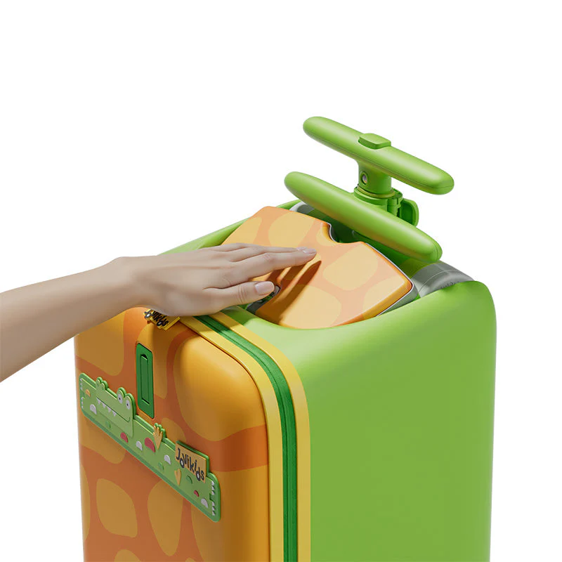 Jovikids 3 in 1 Children's Ride On Suitcase - Green - Image 3