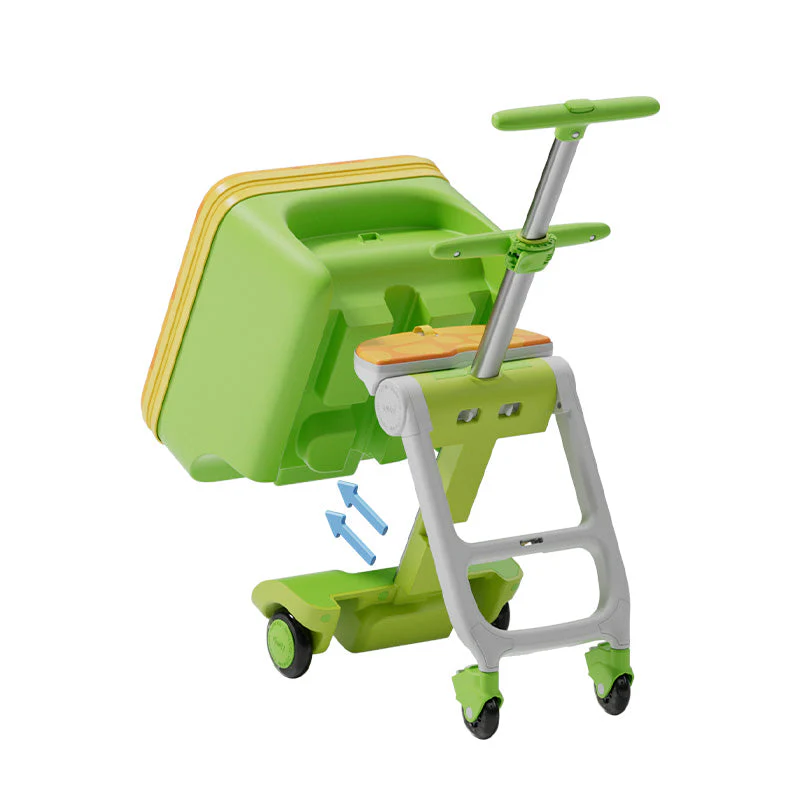 Jovikids 3 in 1 Children's Ride On Suitcase - Green - Image 6