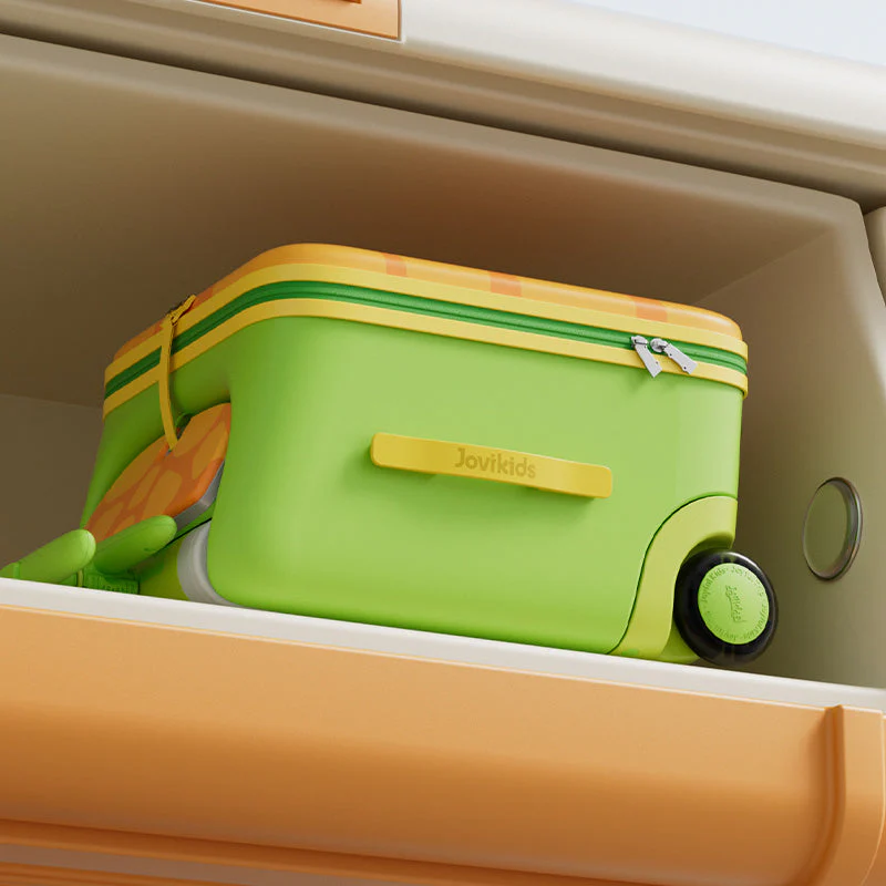 Jovikids 3 in 1 Children's Ride On Suitcase - Green - Image 8