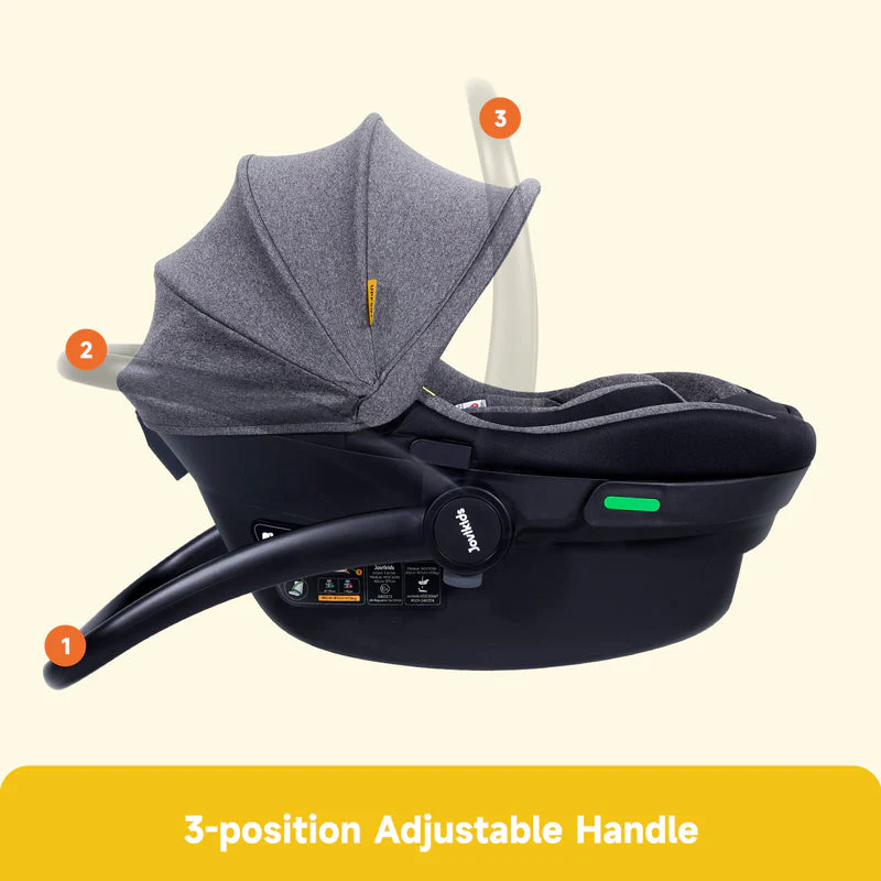 Jovikids Aria i-Size Infant Car Seat - Black - Image 6