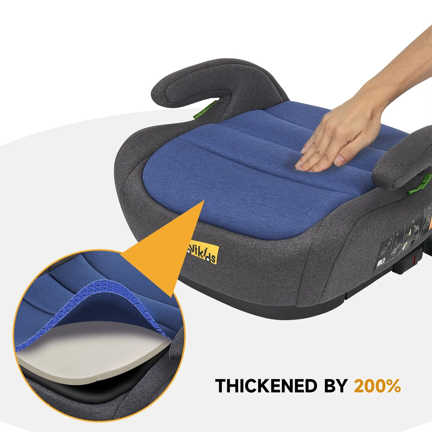 Jovikids Ohho Booster Seat - Blue - Image 11
