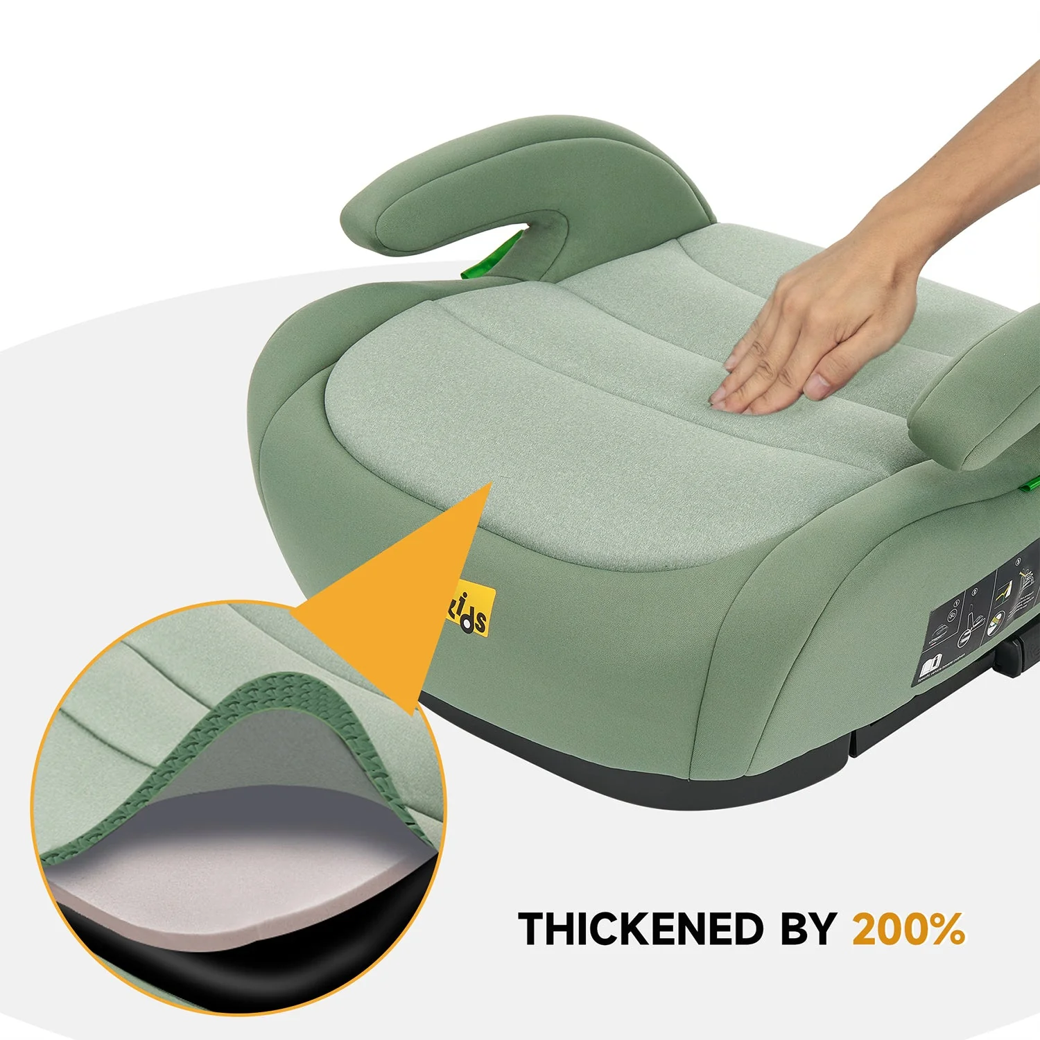 Jovikids Ohho Booster Seat - Green - Image 10