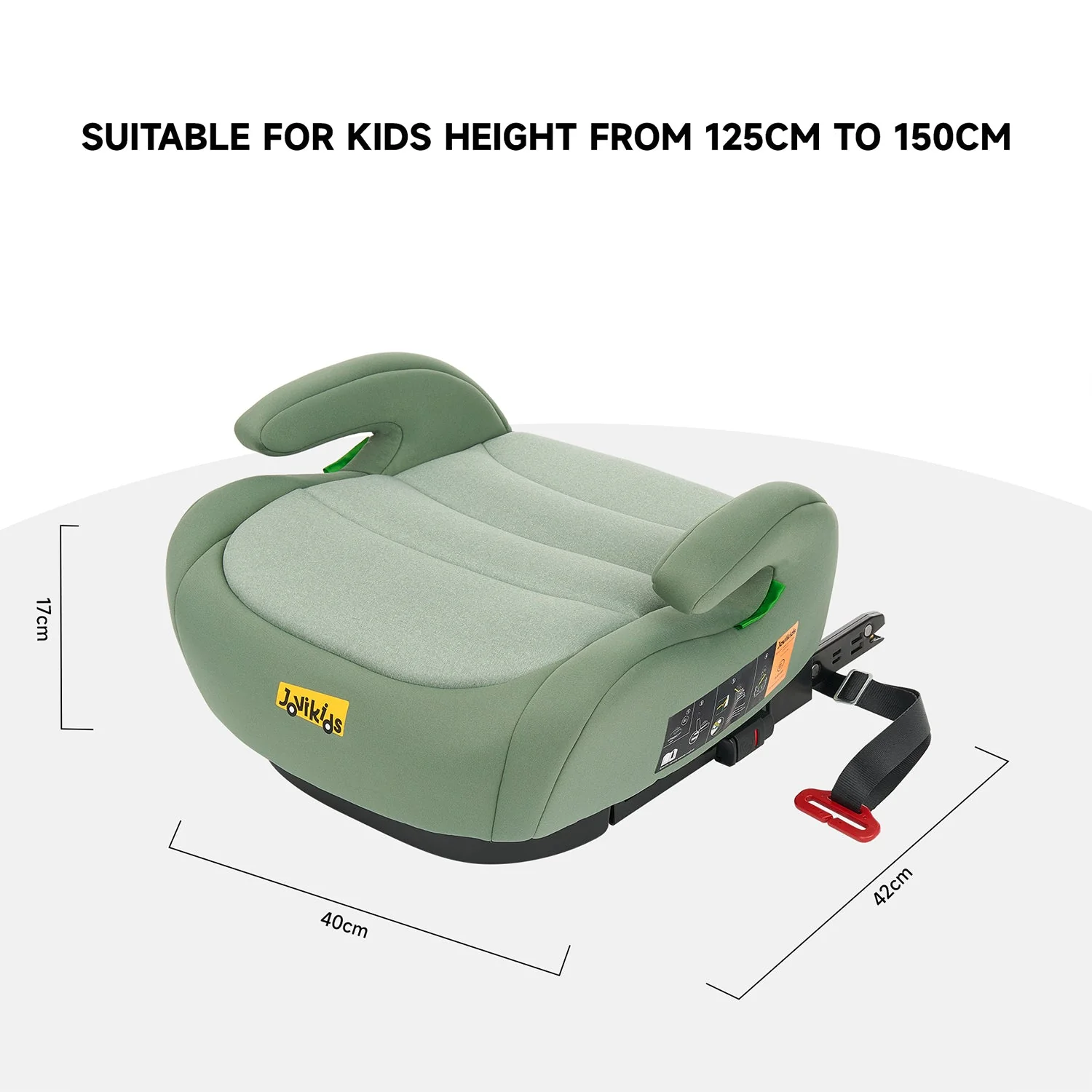 Jovikids Ohho Booster Seat - Green - Image 14