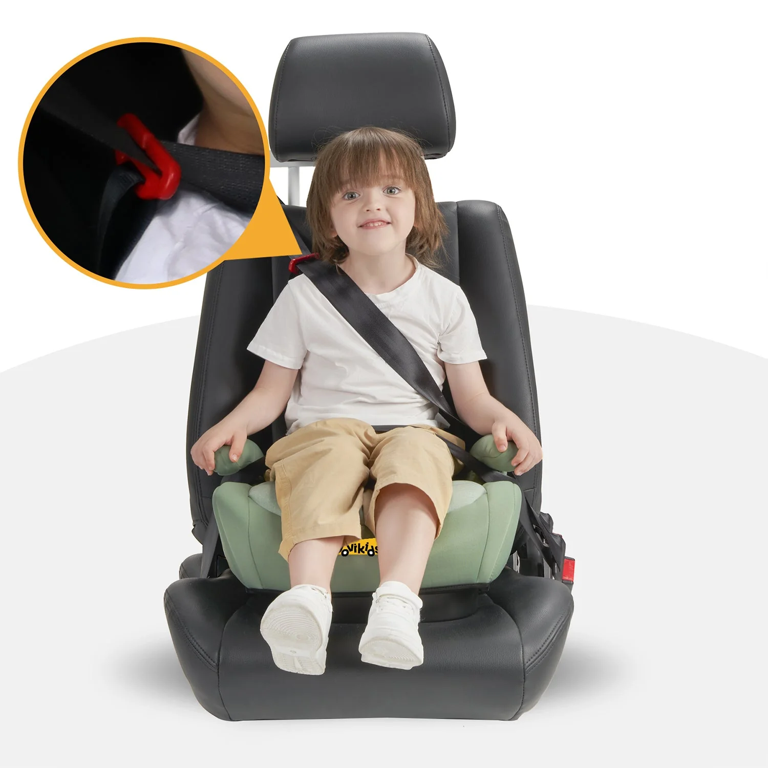Jovikids Ohho Booster Seat - Green - Image 7