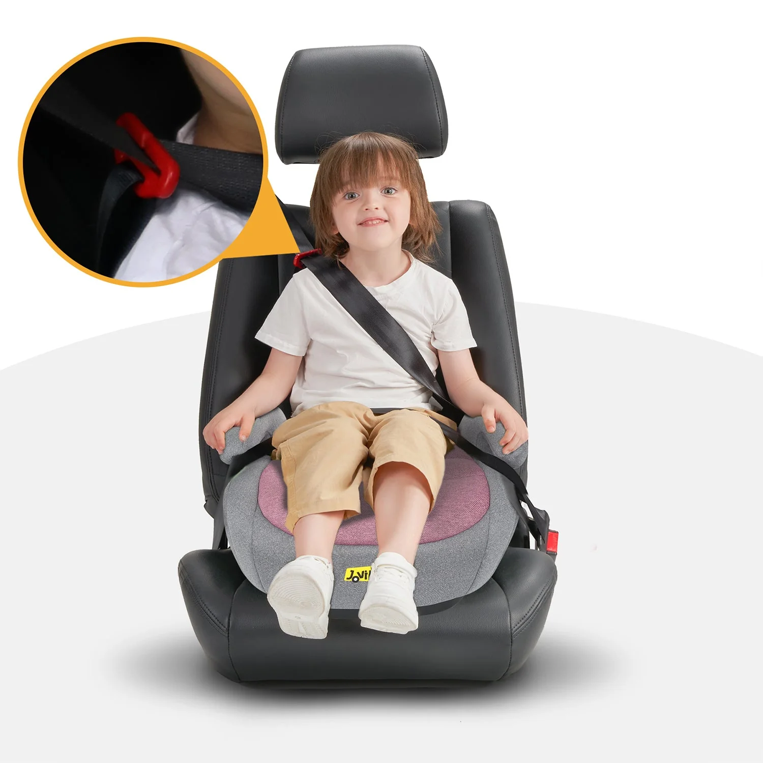Jovikids Ohho Booster Seat - Pink - Image 7