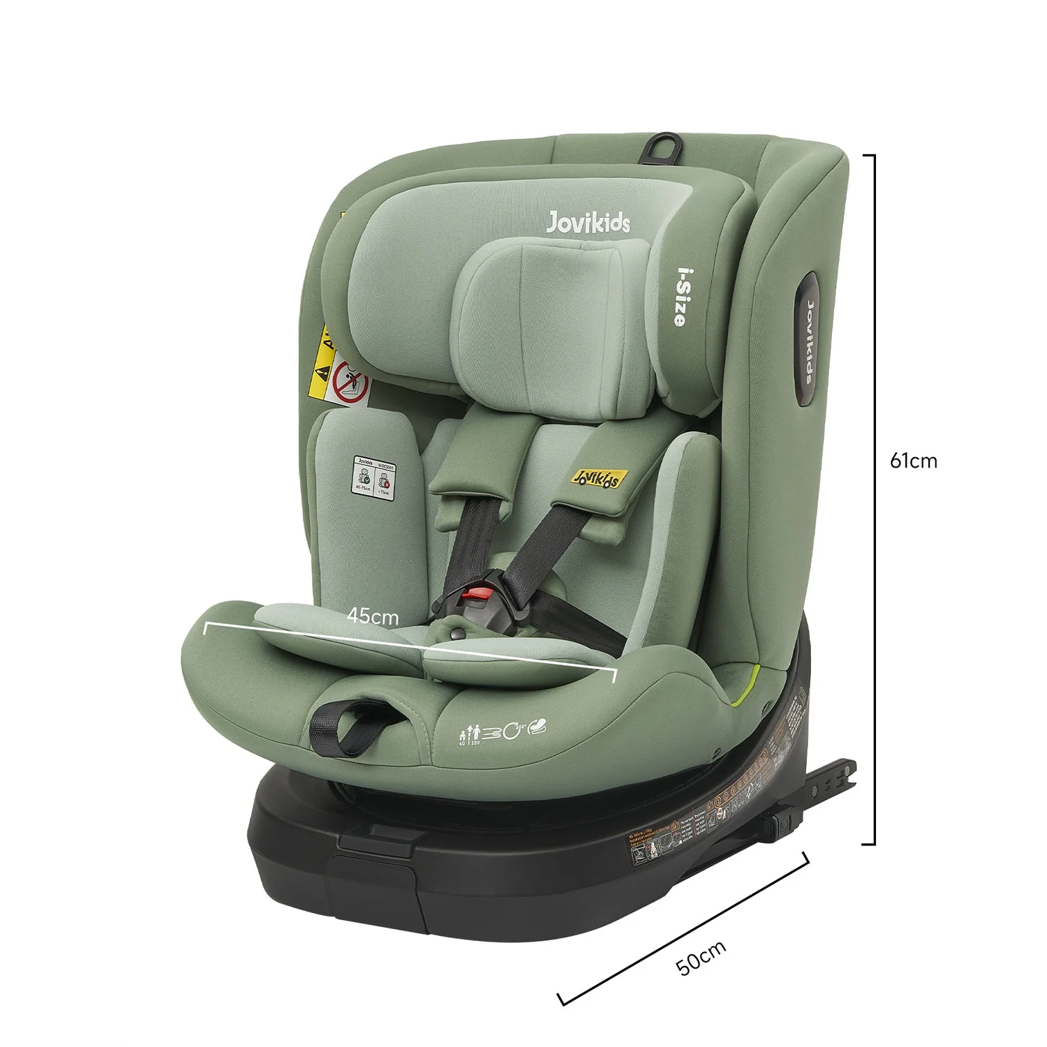 Jovikids Ranger TT Rotating Car Seat - Green - Image 15