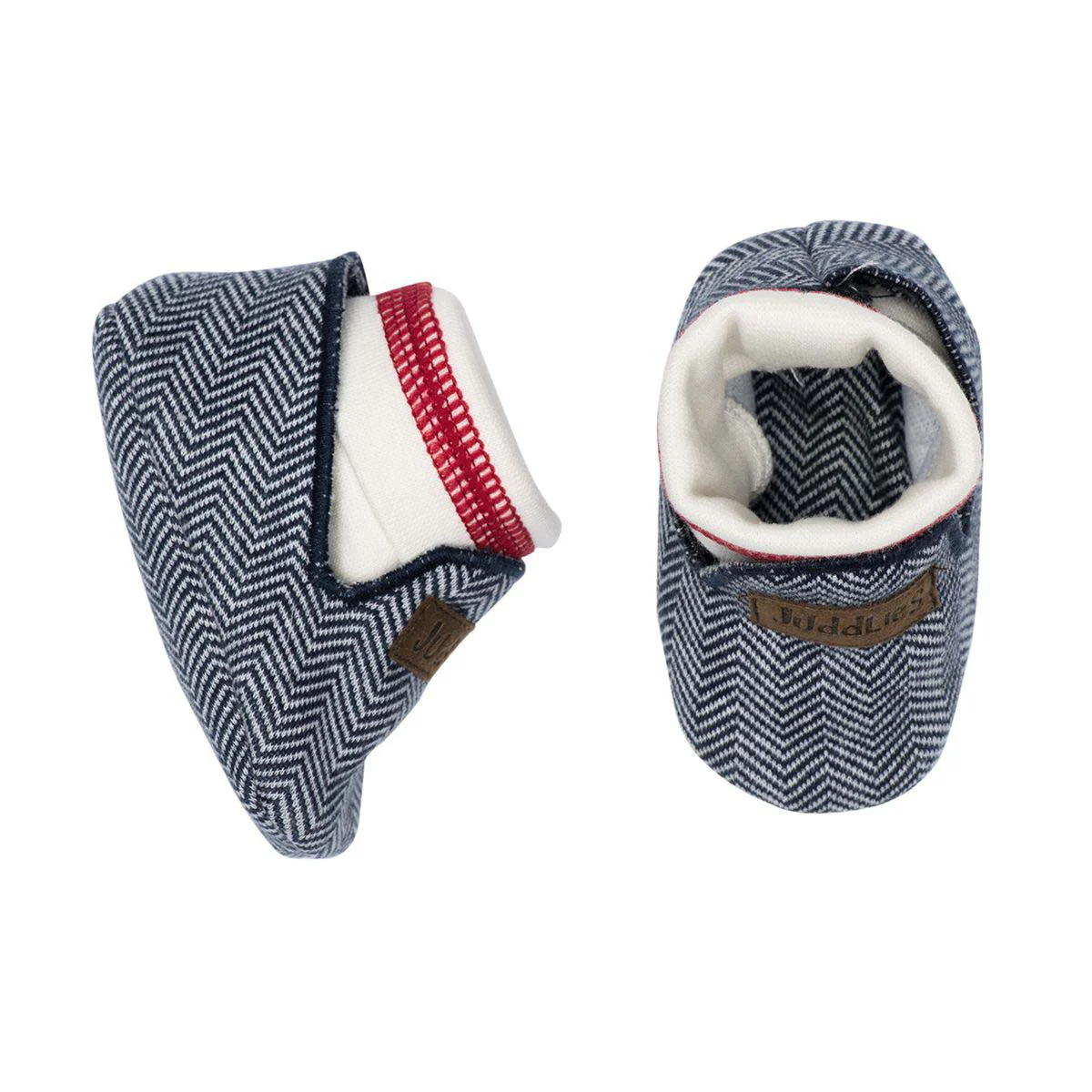 Juddlies Organic Cottage Slippers (0-4M) - Available in Bear Black/Driftwood Grey/Lake Blue/Sunset Pink - Image 5
