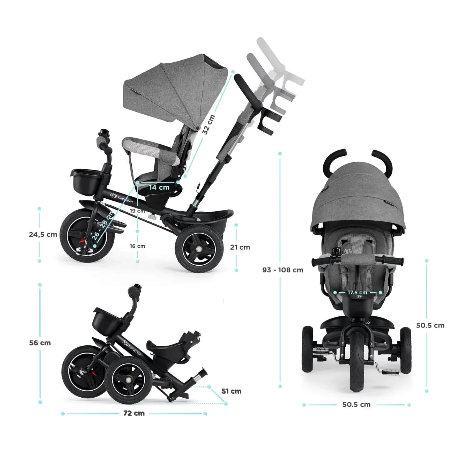 Kinderkraft Spinstep Tricycle - Image 12